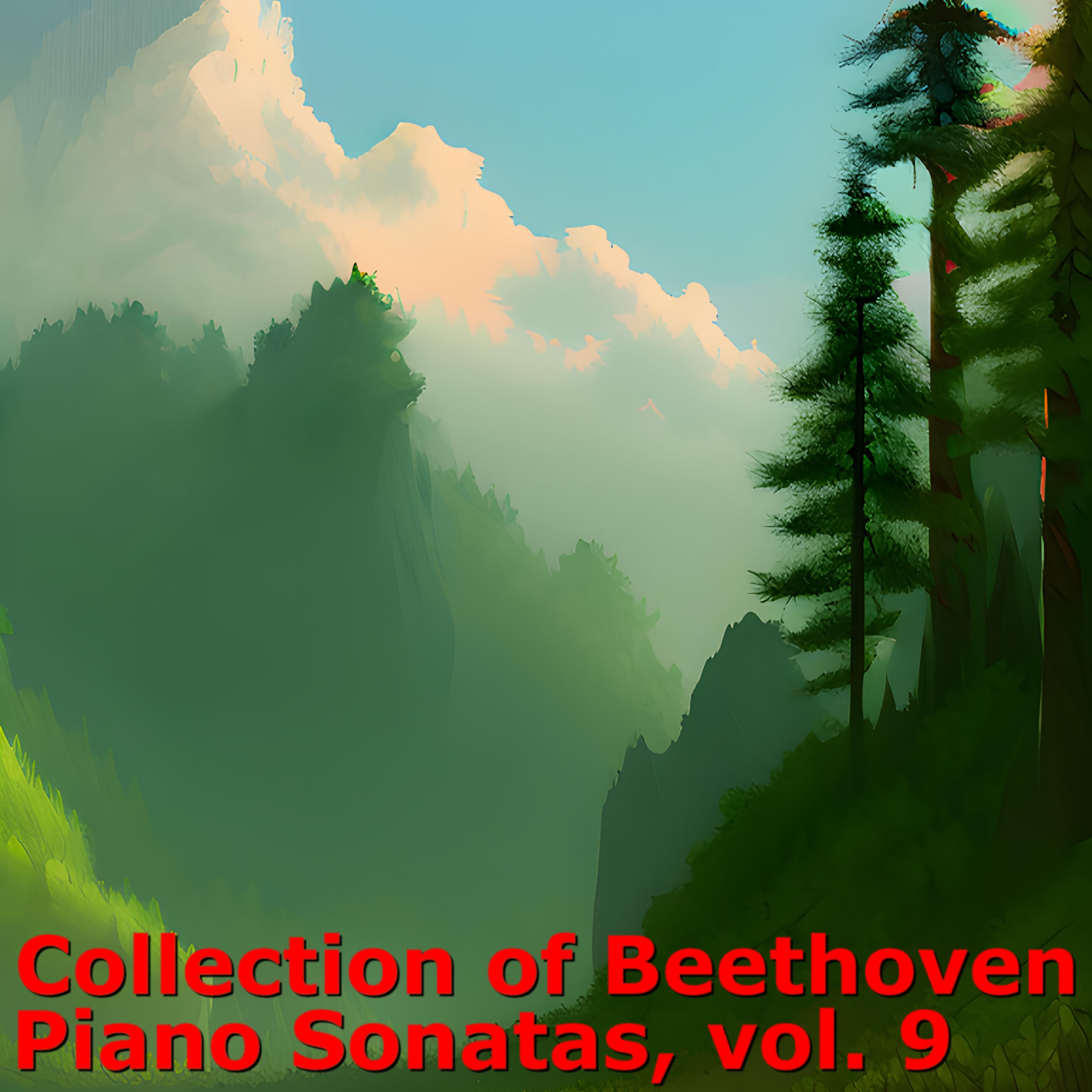 Постер альбома Collection of Beethoven Piano Sonatas, vol. 9