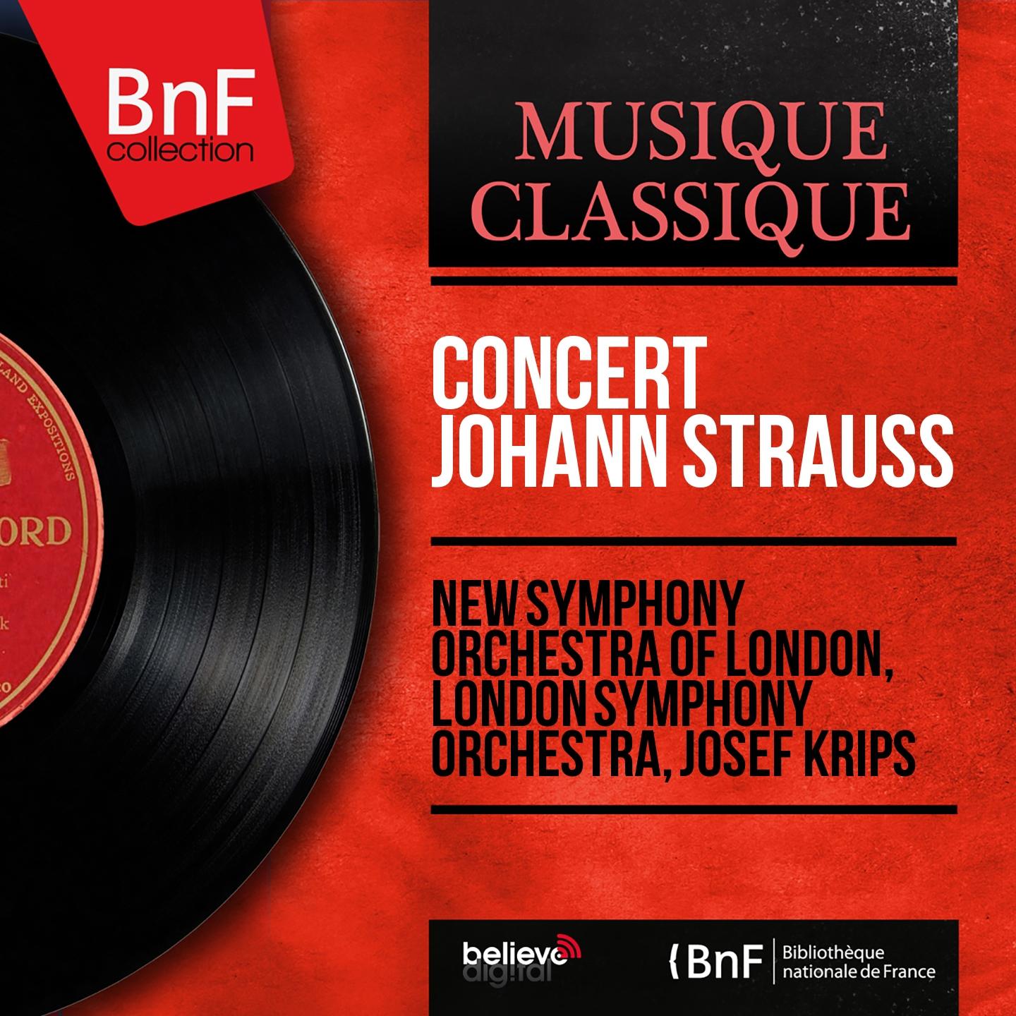 Постер альбома Concert Johann Strauss (Mono Version)