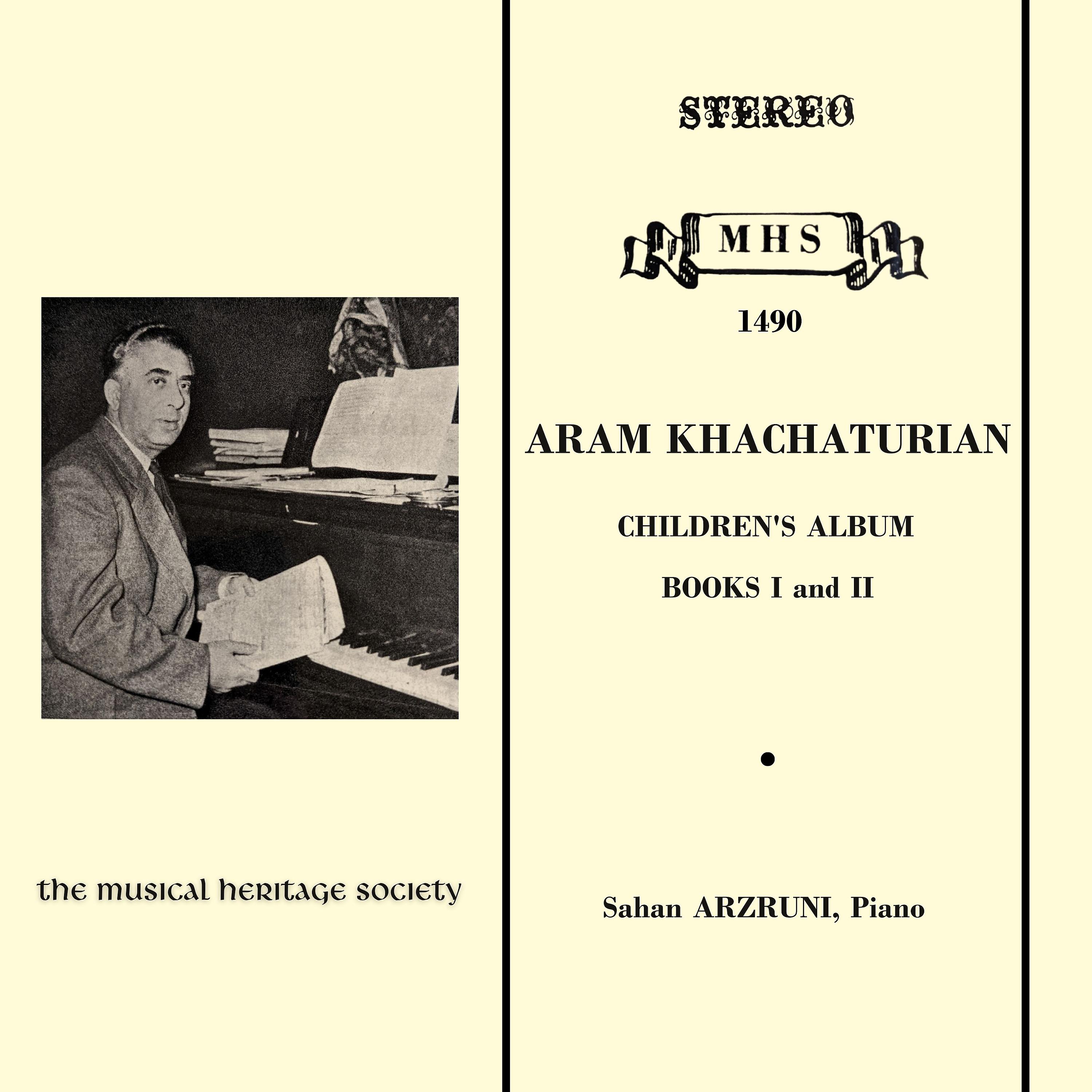 Постер альбома Khachaturian: Children's Album, Books I & II