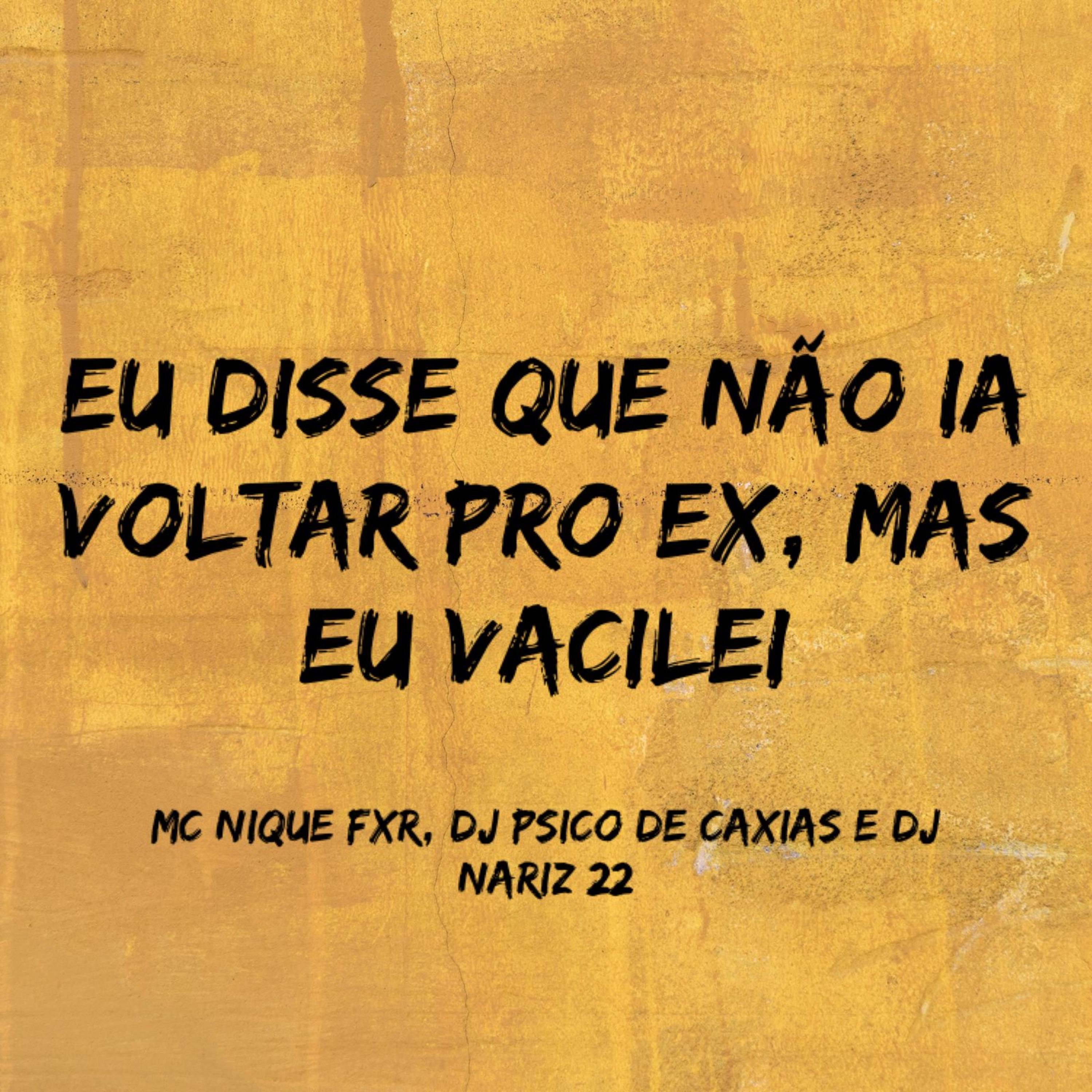 Постер альбома Eu Disse Que Não Ia Voltar pro Ex, Mas Eu Vacilei