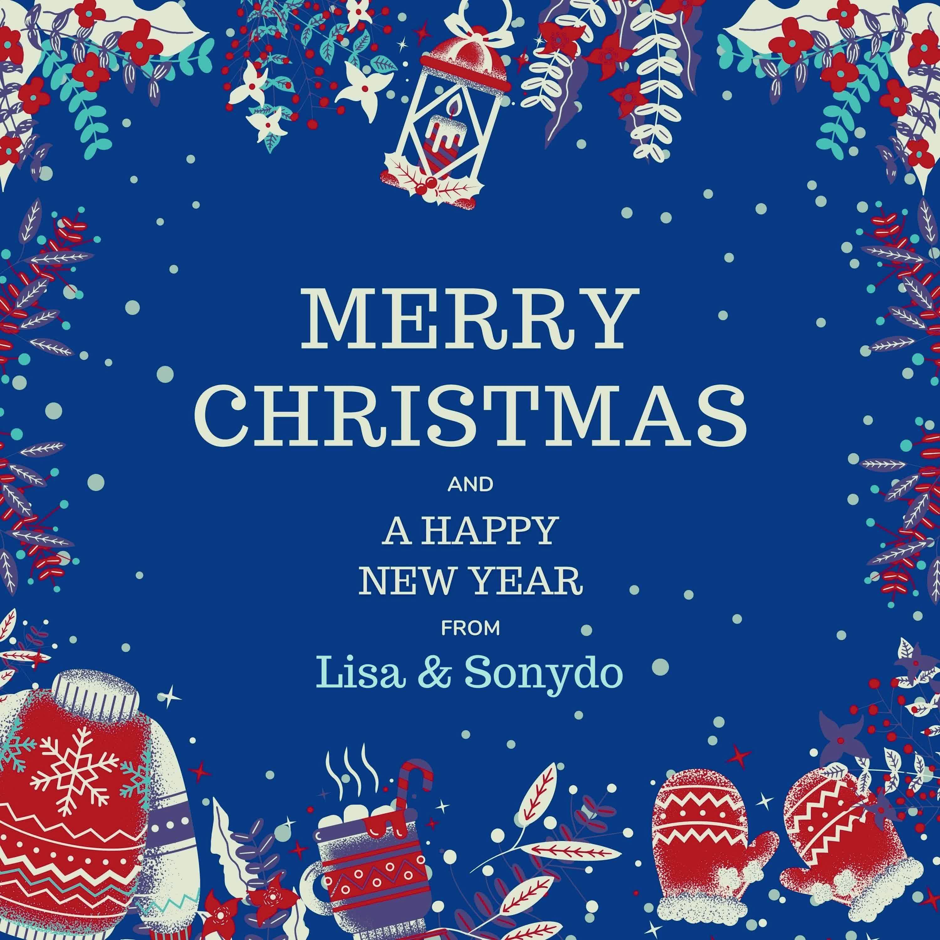Постер альбома Merry Christmas and A Happy New Year from Lisa & Sonydo