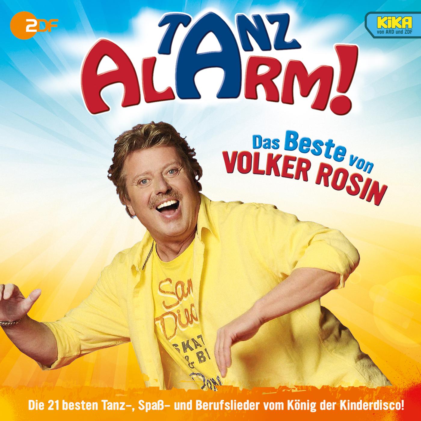 Постер альбома KiKA Tanzalarm! Das Beste von Volker Rosin