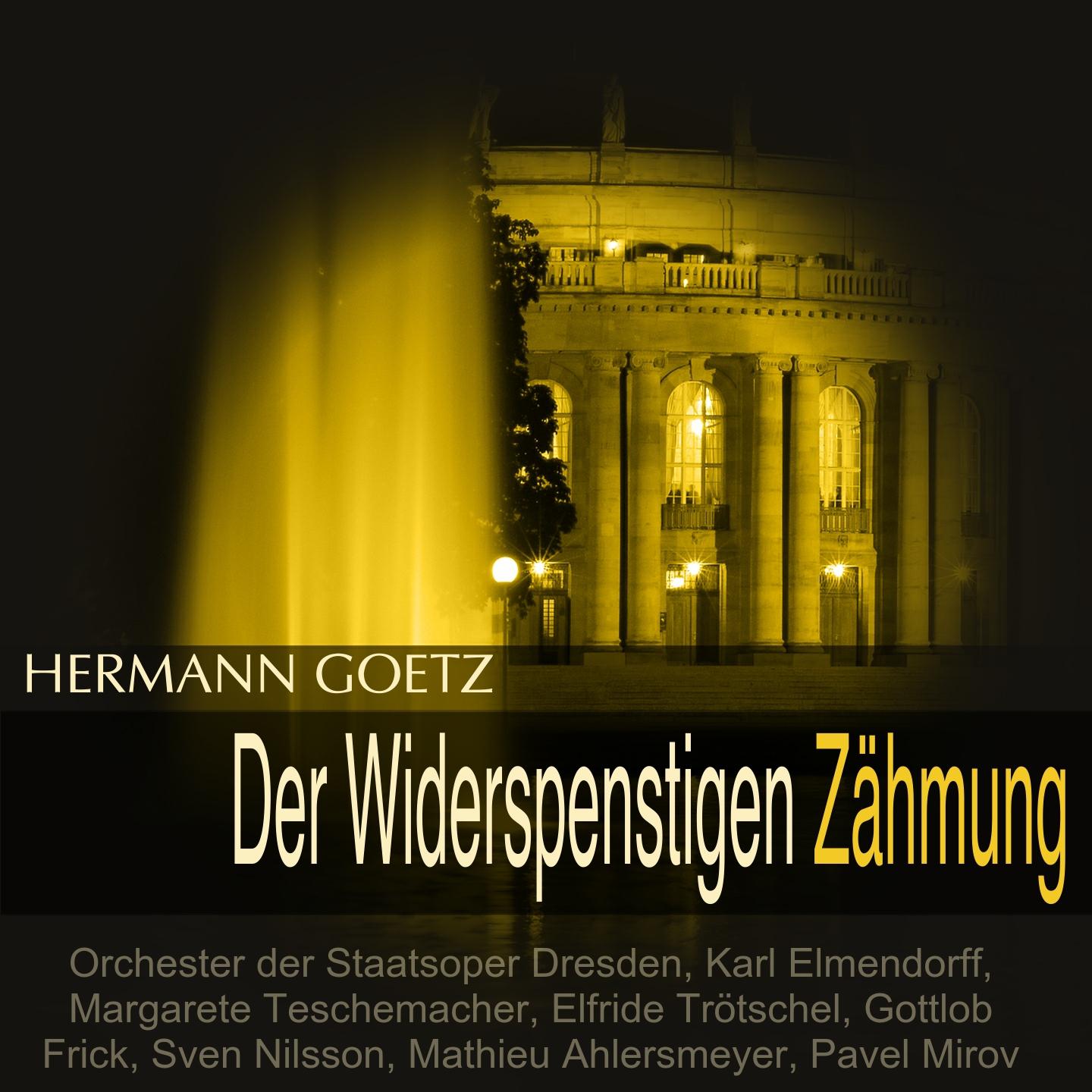 Постер альбома Goetz: Der Widerspenstigen Zähmung