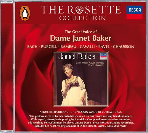 Постер альбома Bach/Purcell/Rameau/Cavalli/Ravel/Chausson - Janet Baker
