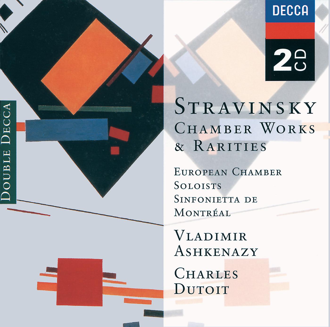 Постер альбома Stravinsky: Chamber Works & Rarities