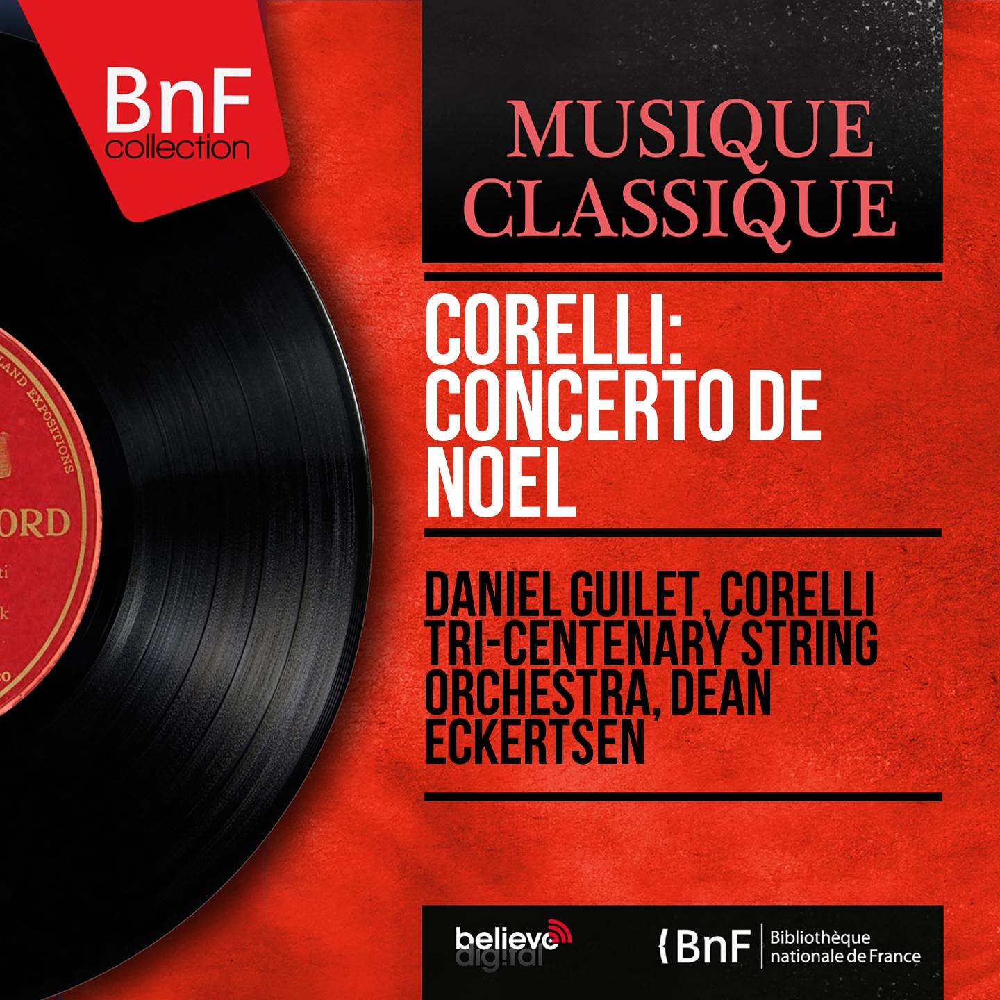 Постер альбома Corelli: Concerto de Noël (Mono Version)