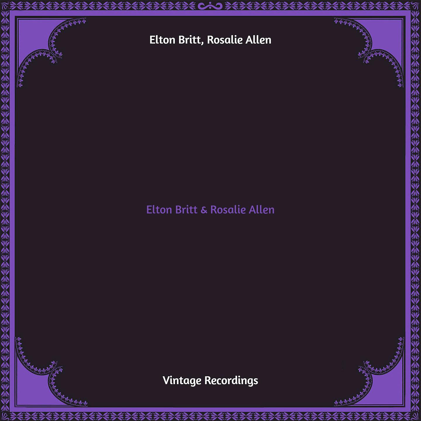 Постер альбома Elton Britt & Rosalie Allen