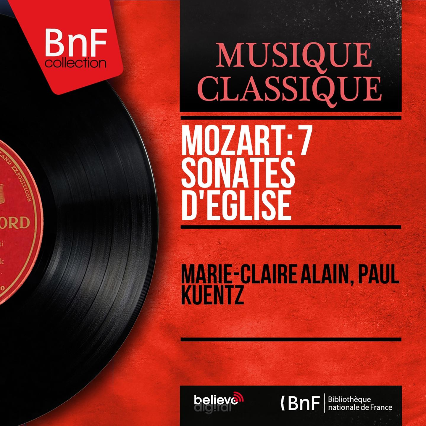 Постер альбома Mozart: 7 Sonates d'église (Mono Version)