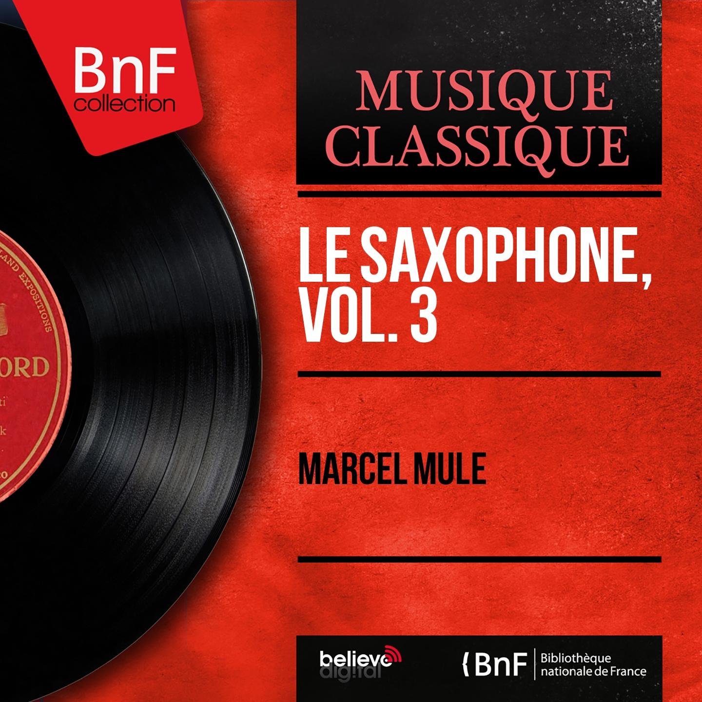 Постер альбома Le saxophone, vol. 3 (Mono Version)