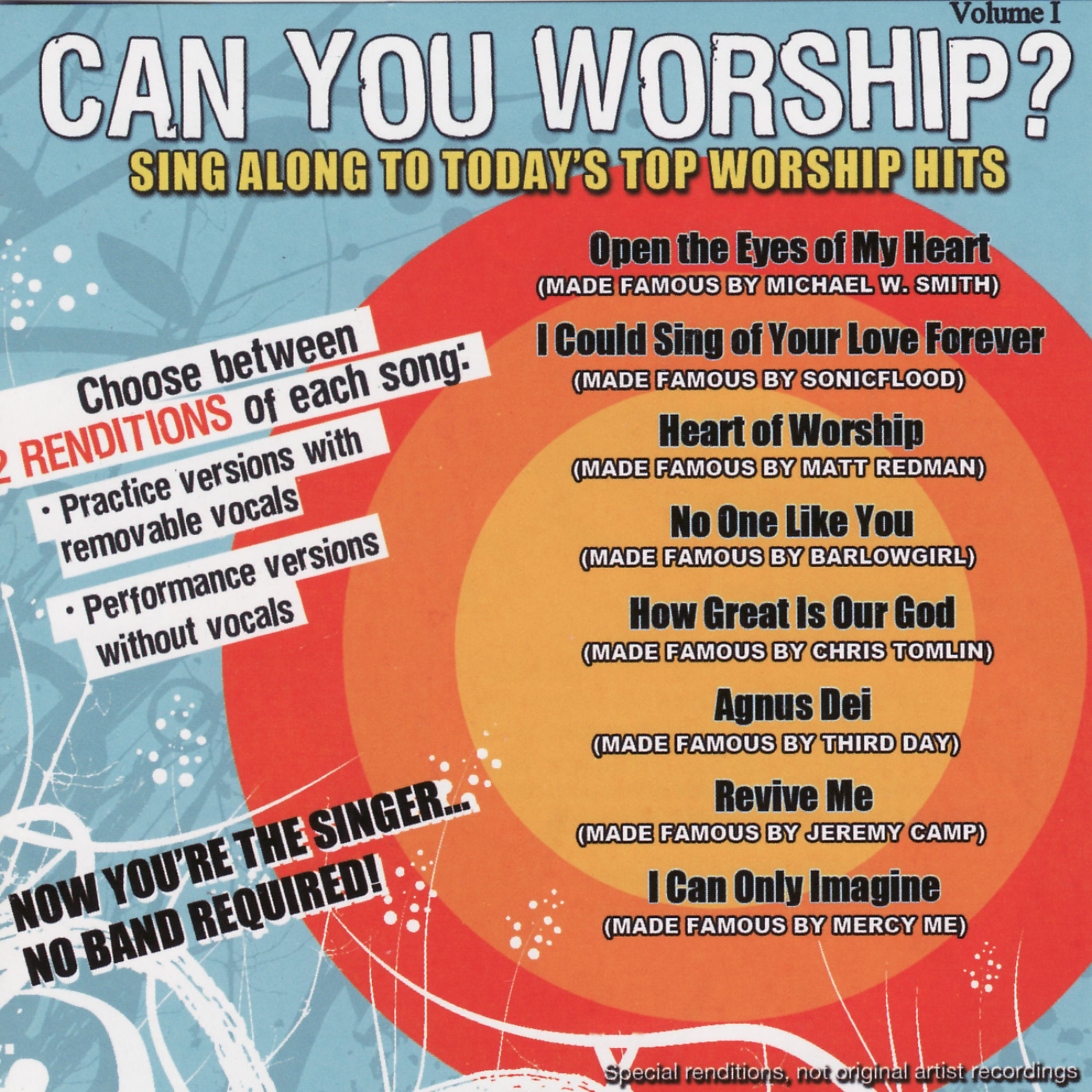 Постер альбома Can You Worship? Sing Along To Today's Top Worship Hit's