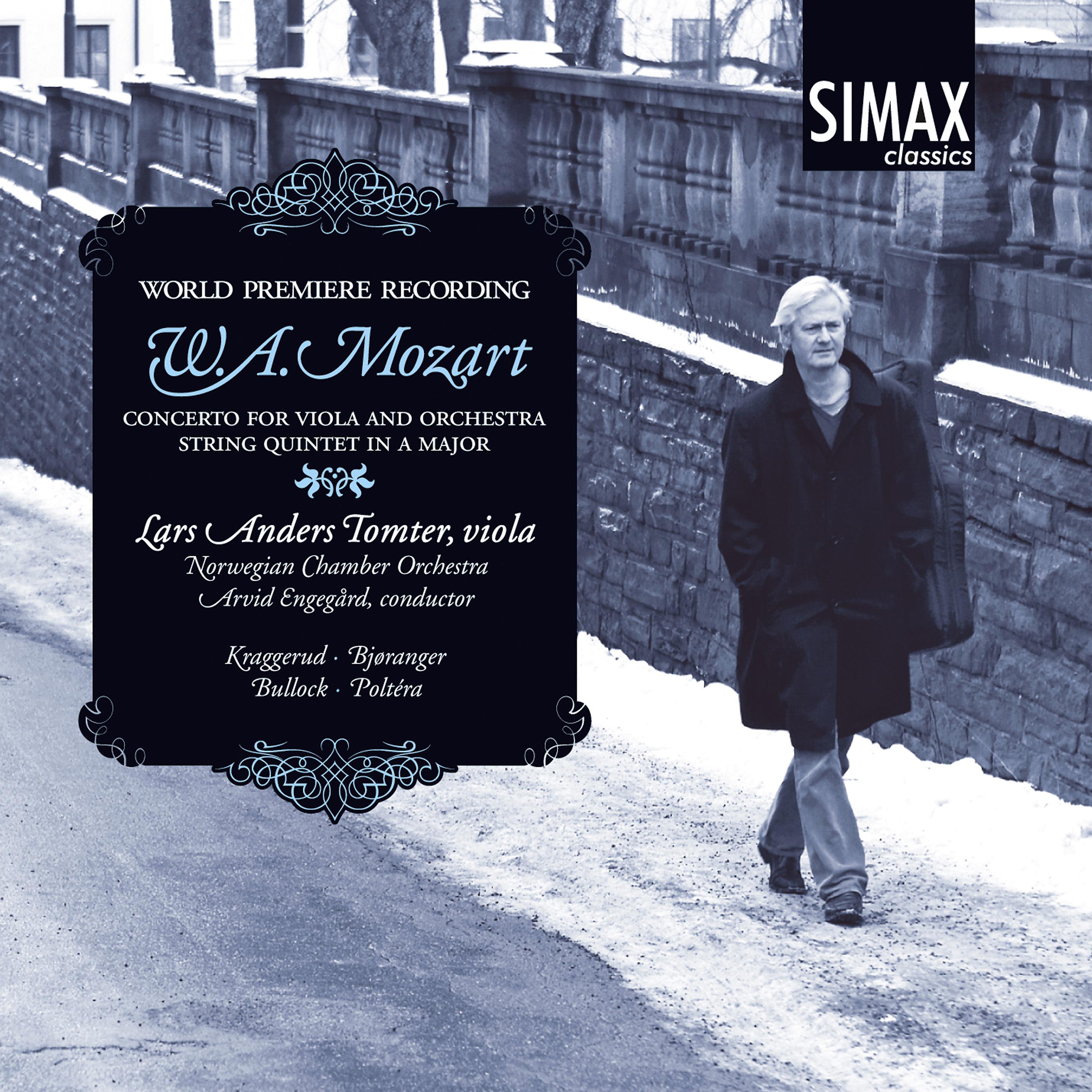 Постер альбома W.A. Mozart: Viola Concerto and String Quintet