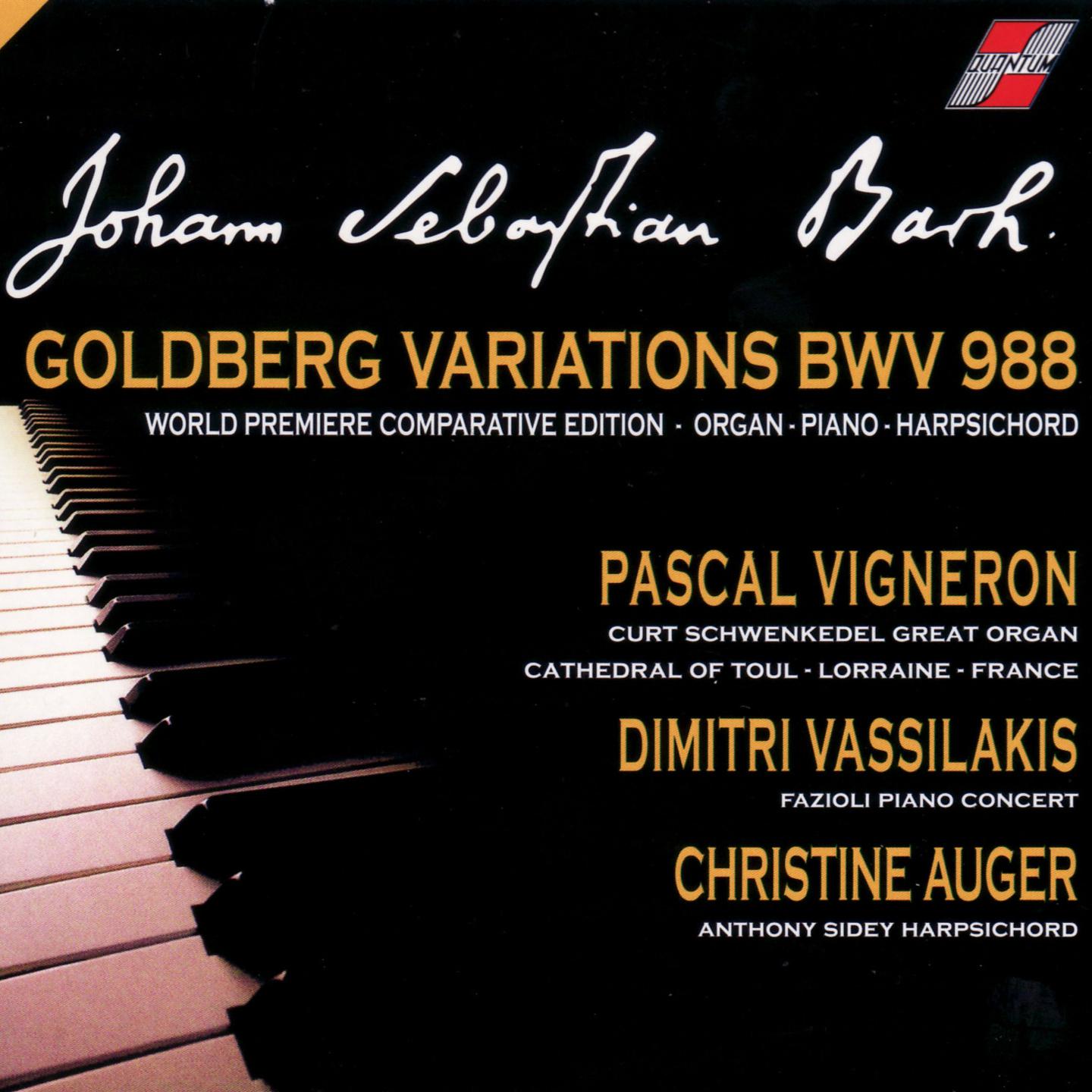 Постер альбома J.S. Bach - Variations Goldberg