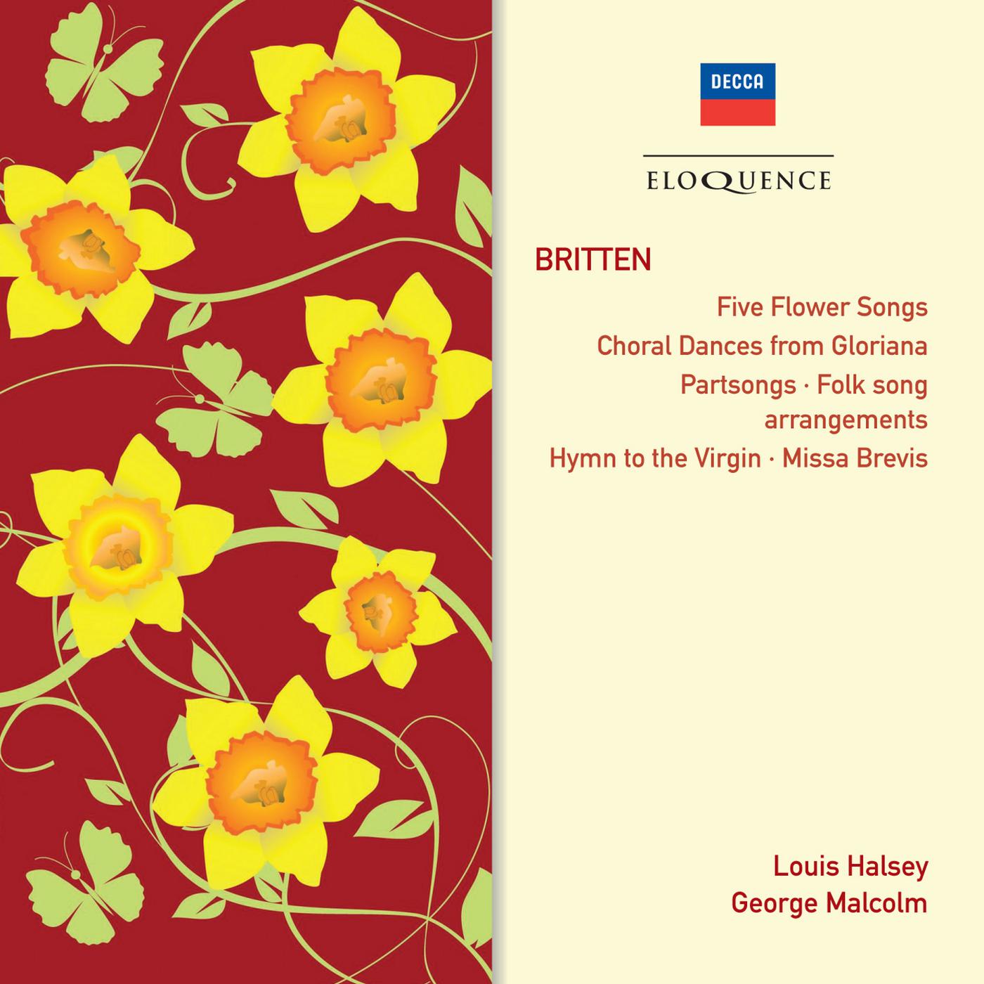 Постер альбома Britten: Partsongs; Hymn To The Virgin; Missa Brevis
