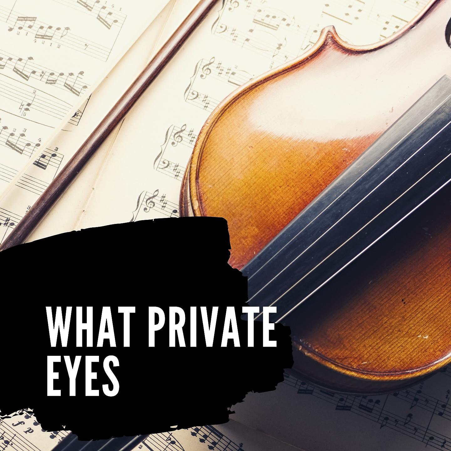 Постер альбома What Private Eyes