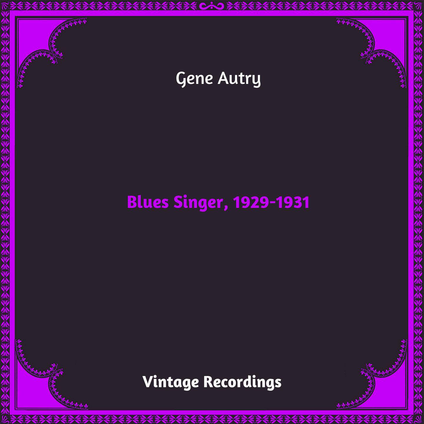 Постер альбома Blues Singer, 1929-1931