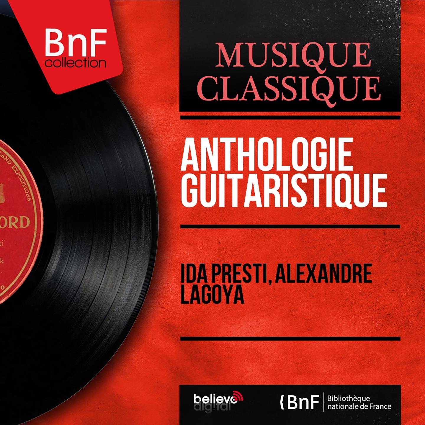 Постер альбома Anthologie guitaristique (Mono Version)