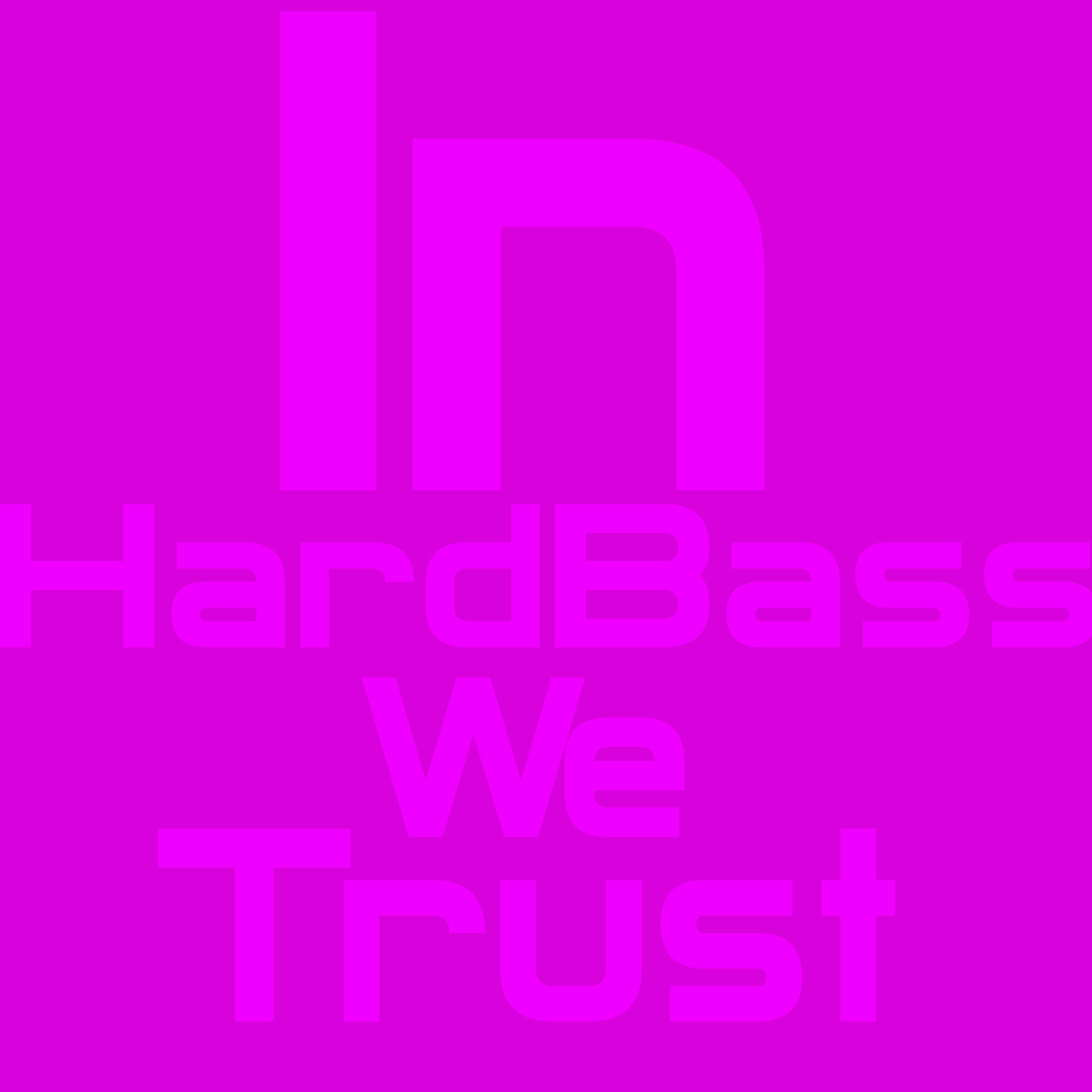 Постер альбома In Hardbass We Trust