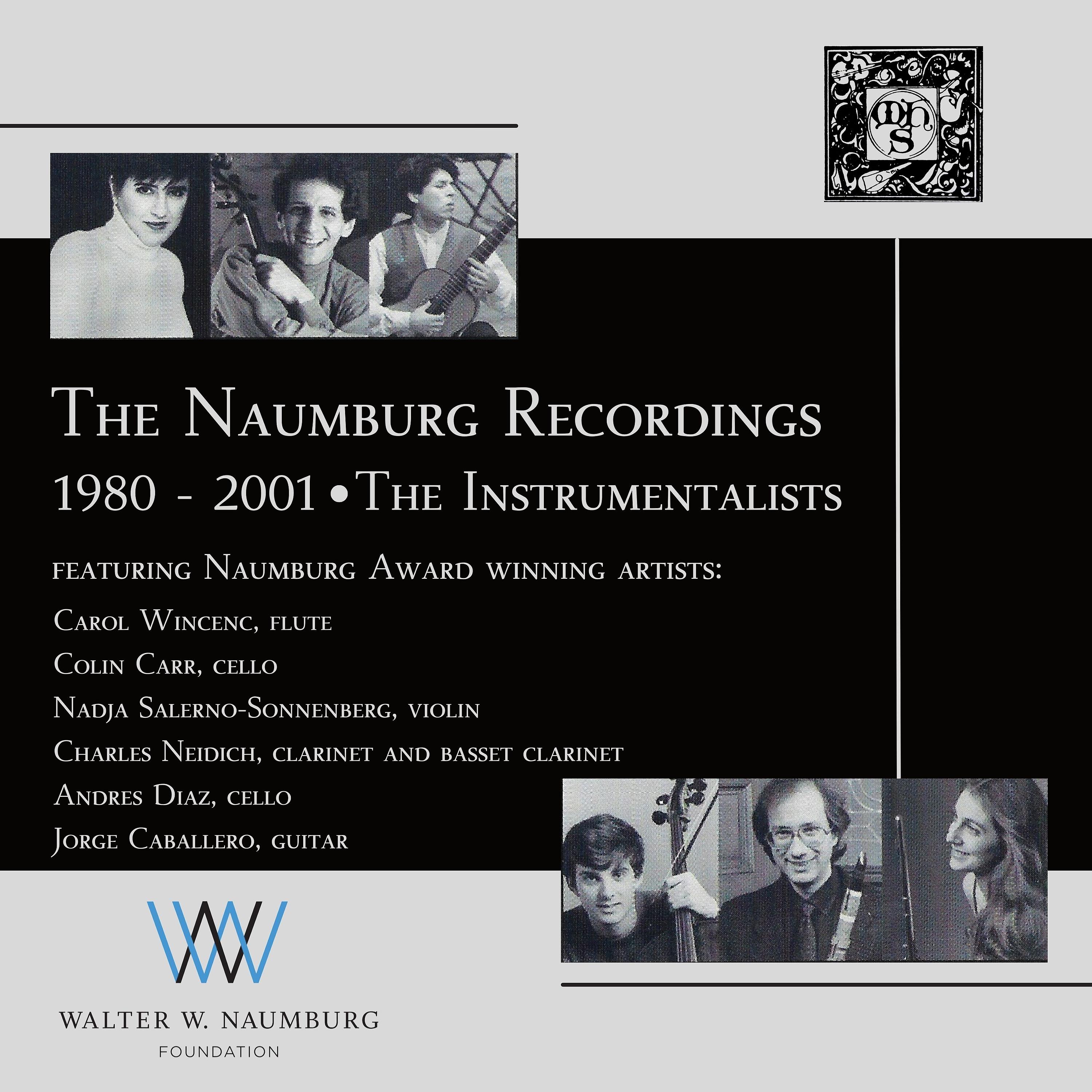 Постер альбома The Naumburg Foundation Recordings, 1980-2001: The Instrumentalists