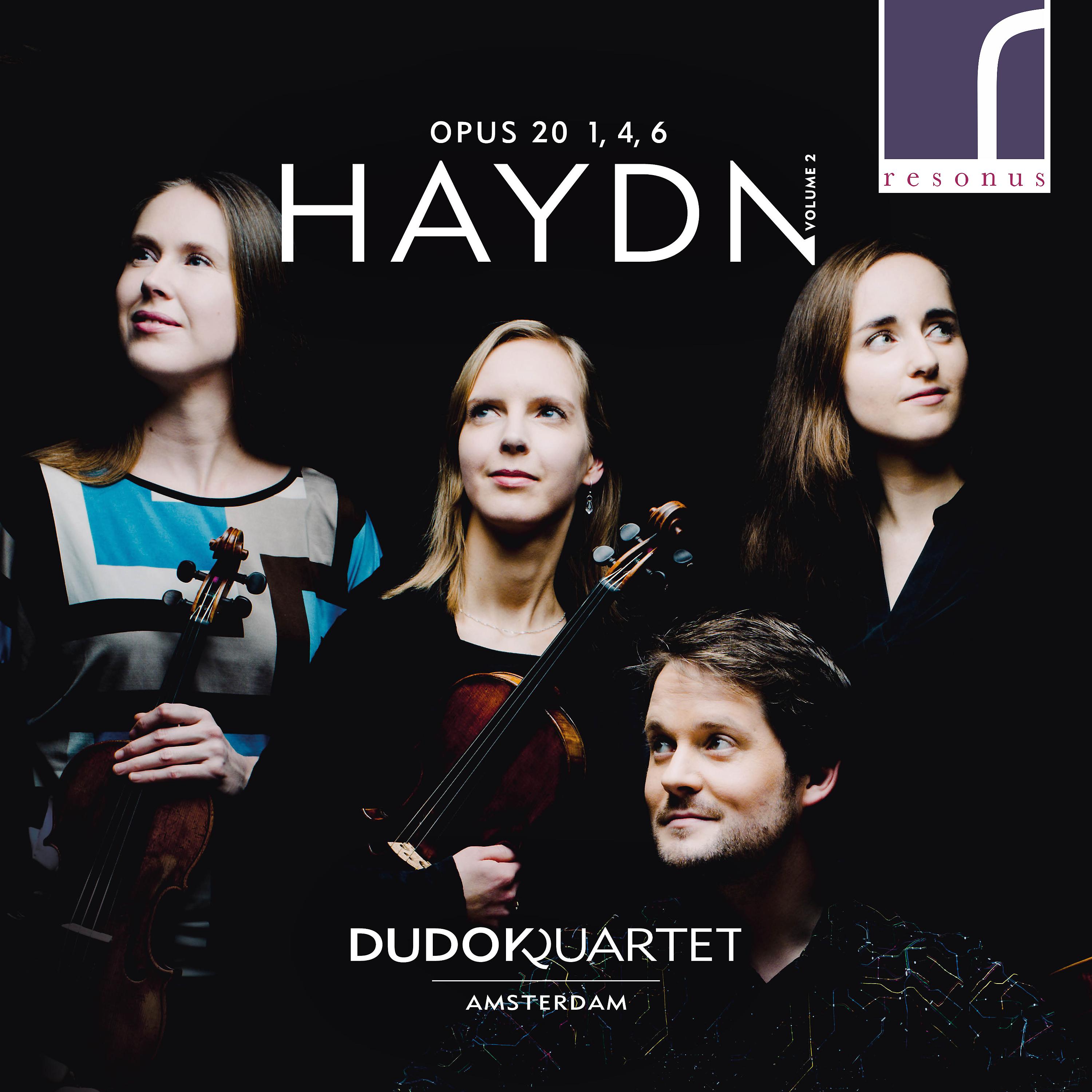 Постер альбома Haydn: String Quartets, Op. 20, Vol. 2, Nos. 1, 4 & 6