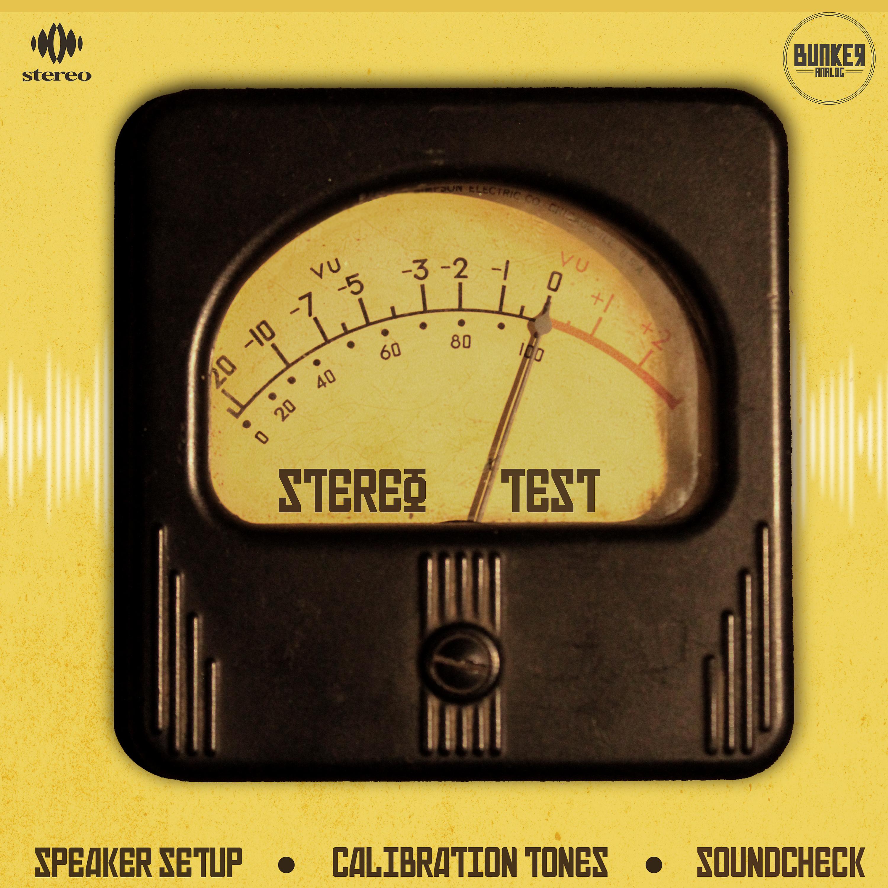 Постер альбома Stereo Test: Speaker Setup, Calibration Tones, Soundcheck