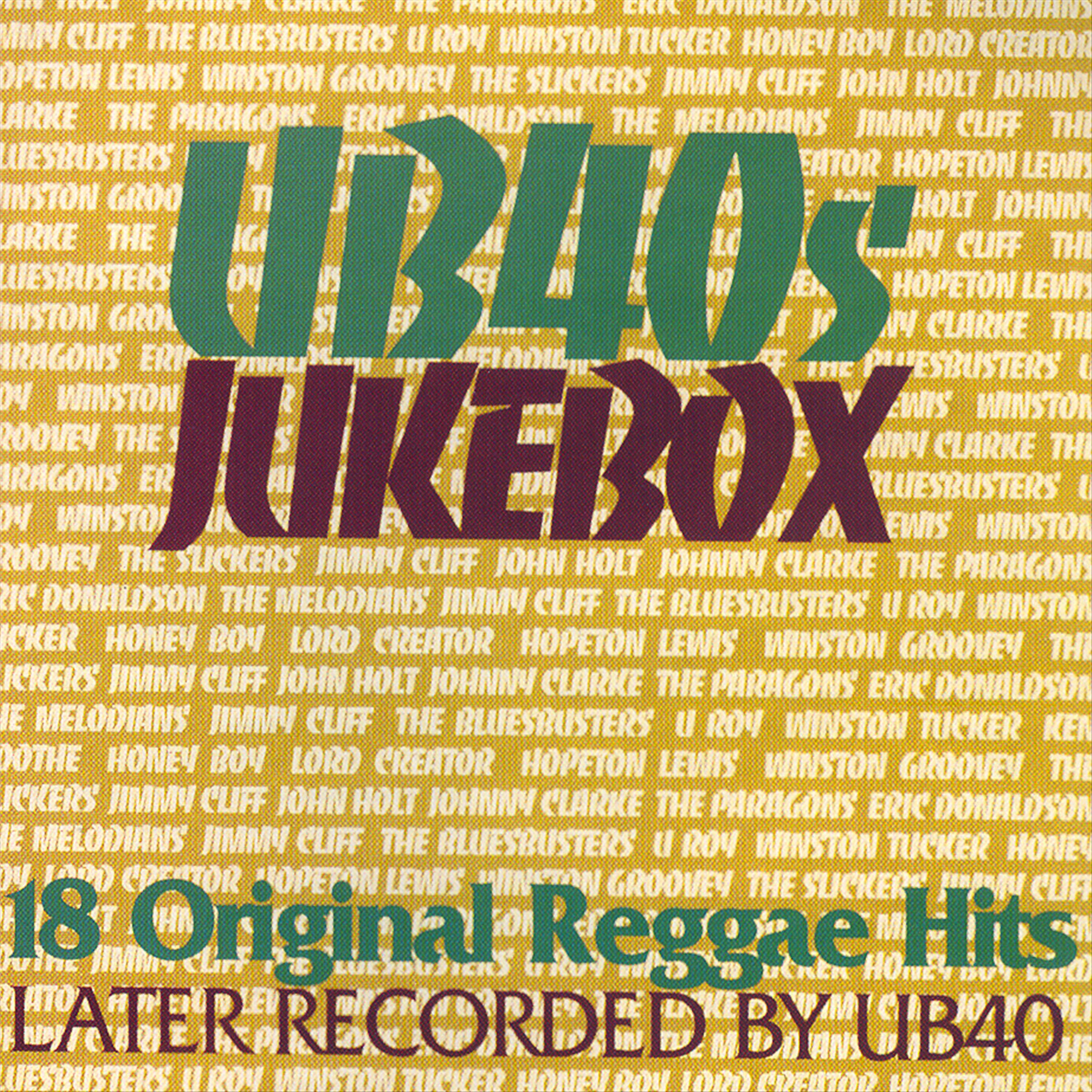 Постер альбома UB40s Jukebox: 18 Original Reggae Hits