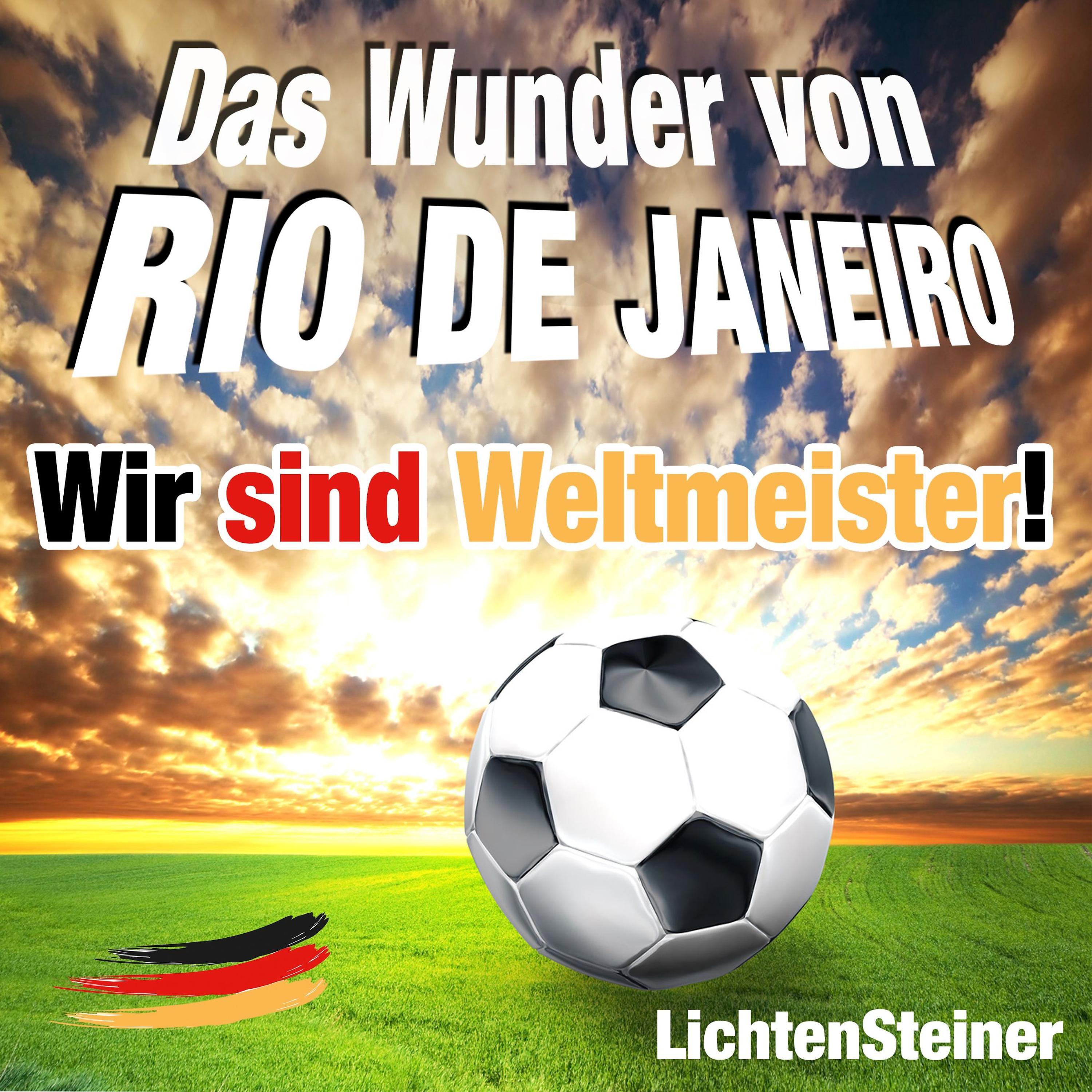 Постер альбома Das Wunder von Rio De Janeiro (Wir sind Weltmeister!)
