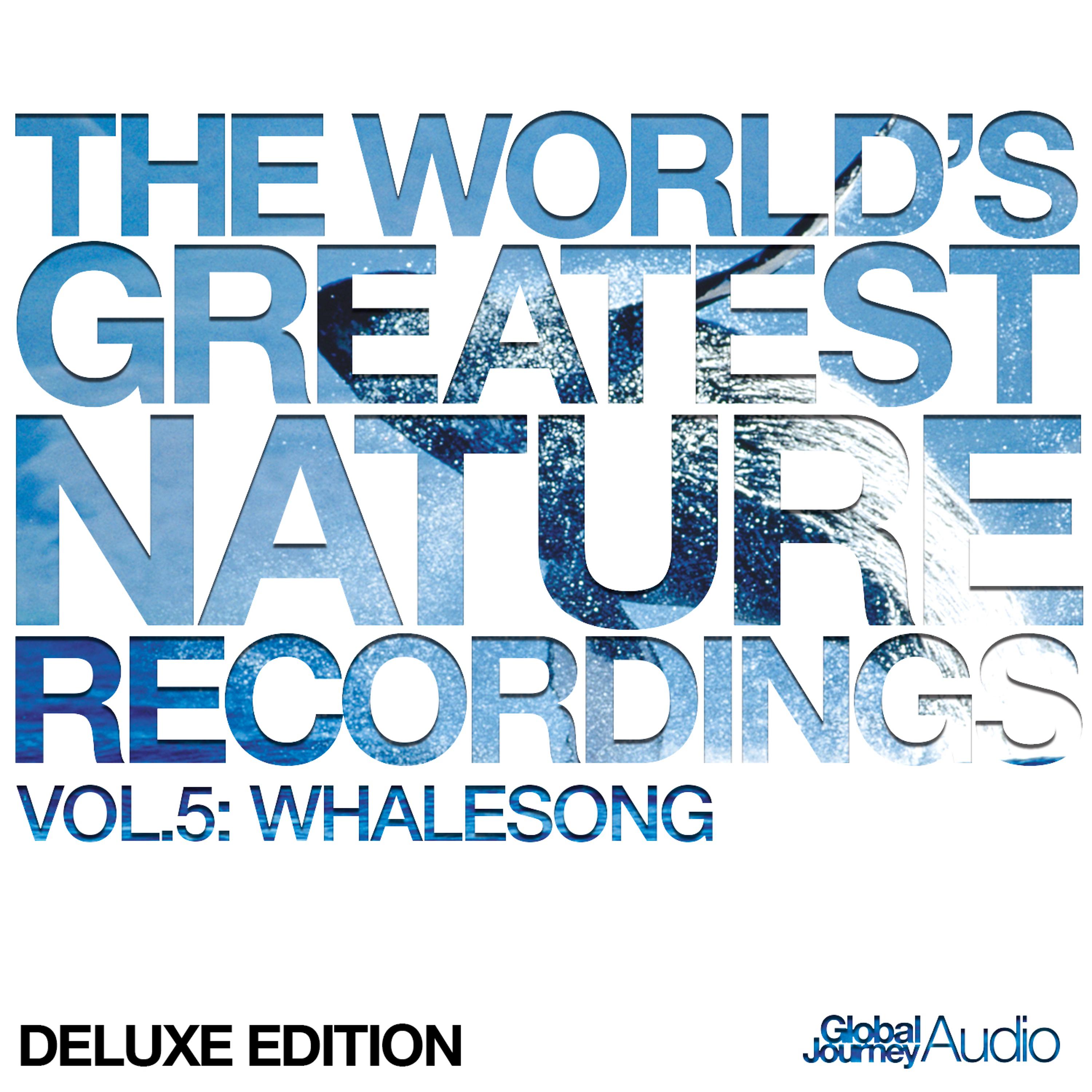 Постер альбома The World's Greatest Nature Recordings, Vol.5: Whale Song (Deluxe Edition)