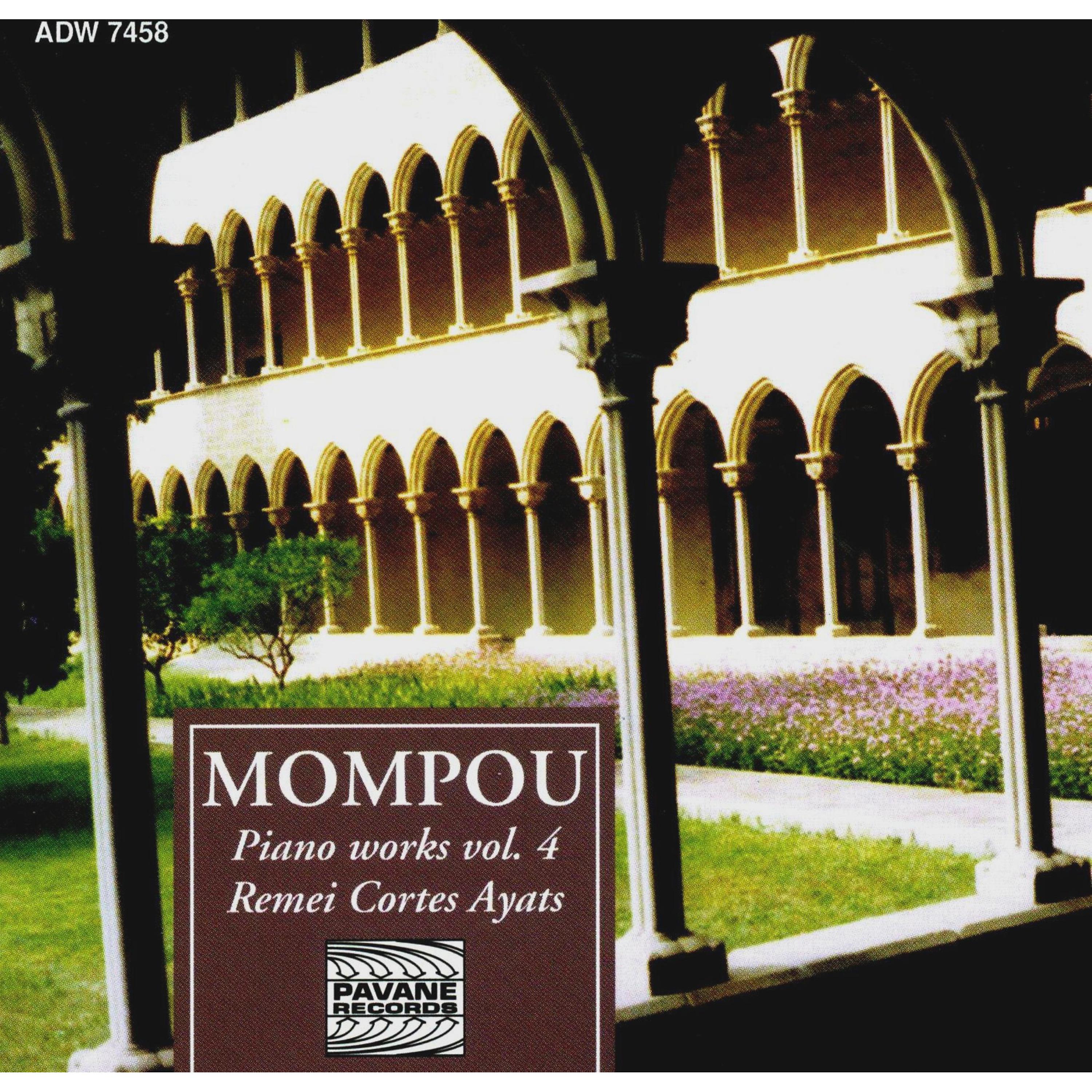 Постер альбома Mompou: Piano Works, Vol. 4