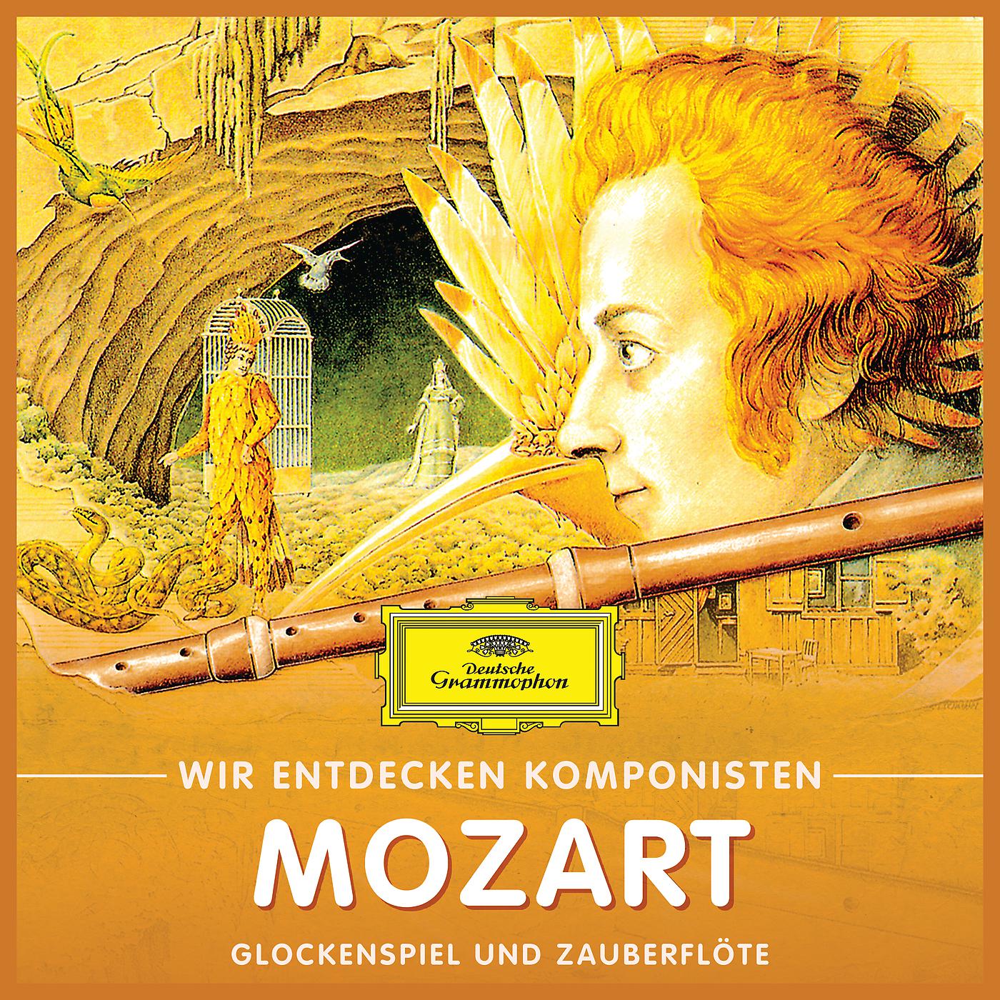 Постер альбома Wir Entdecken Komponisten: Wolfgang Amadeus Mozart – Glockenspiel und Zauberflöte