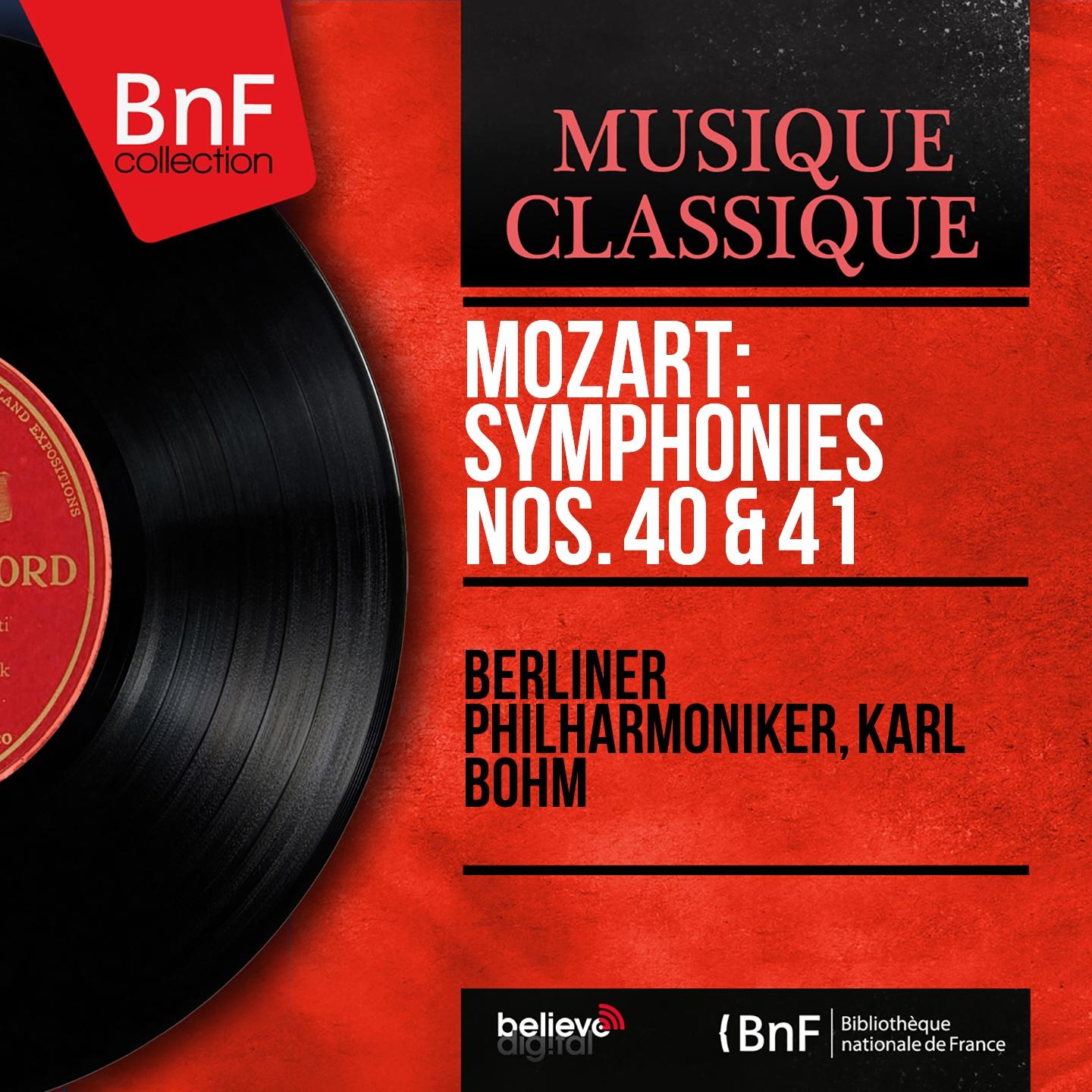 Постер альбома Mozart: Symphonies Nos. 40 & 41
