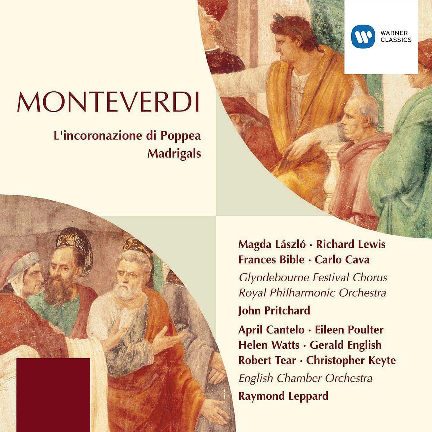 Постер альбома Monteverdi: L'incoronazione di Poppea (Realised by Raymond Leppard; Abridged Version)