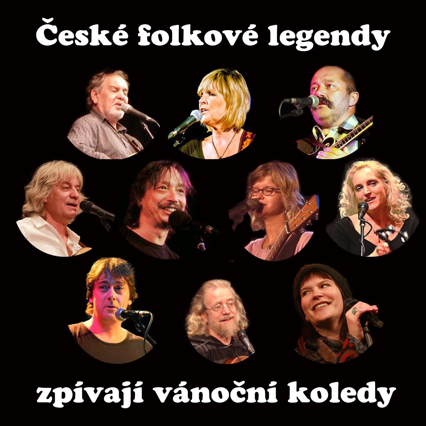Постер альбома České folkové legendy zpívají vánoční koledy