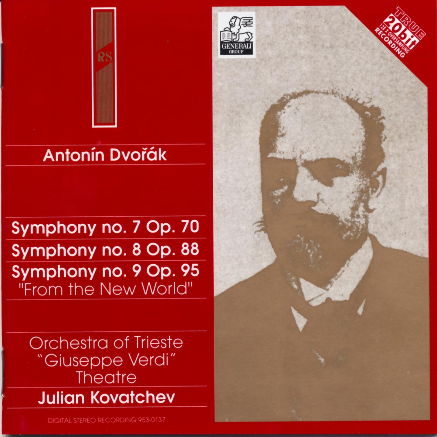 Постер альбома Antonín Dvorák : Symphonies n° 7-8-9