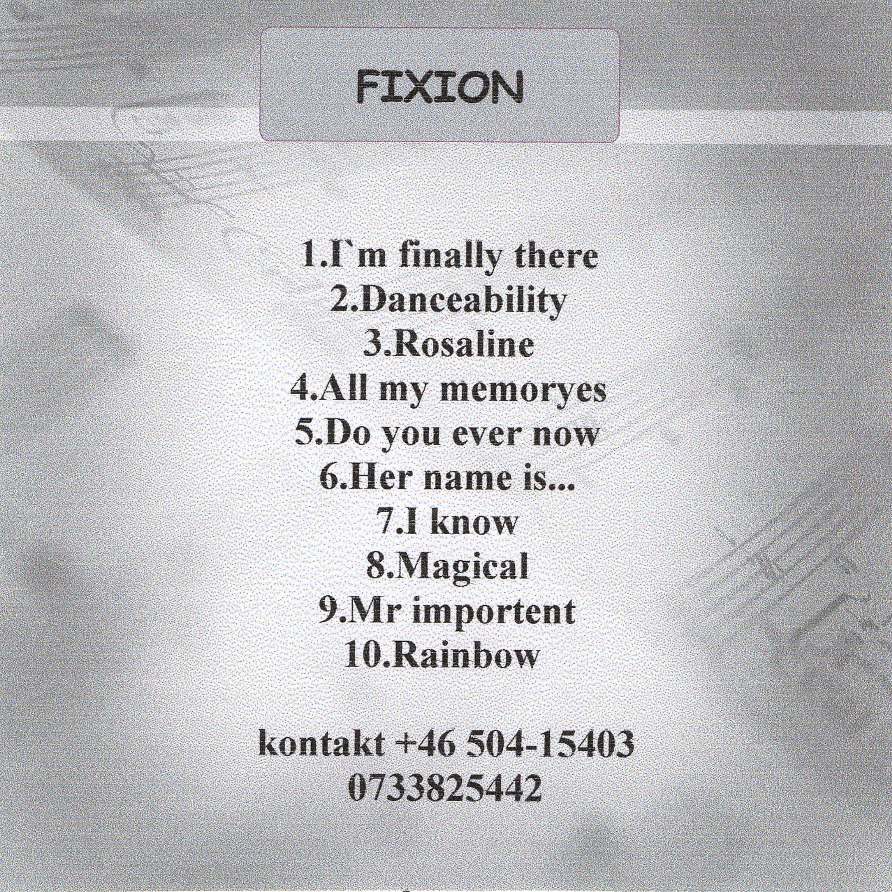 Постер альбома FIXION
