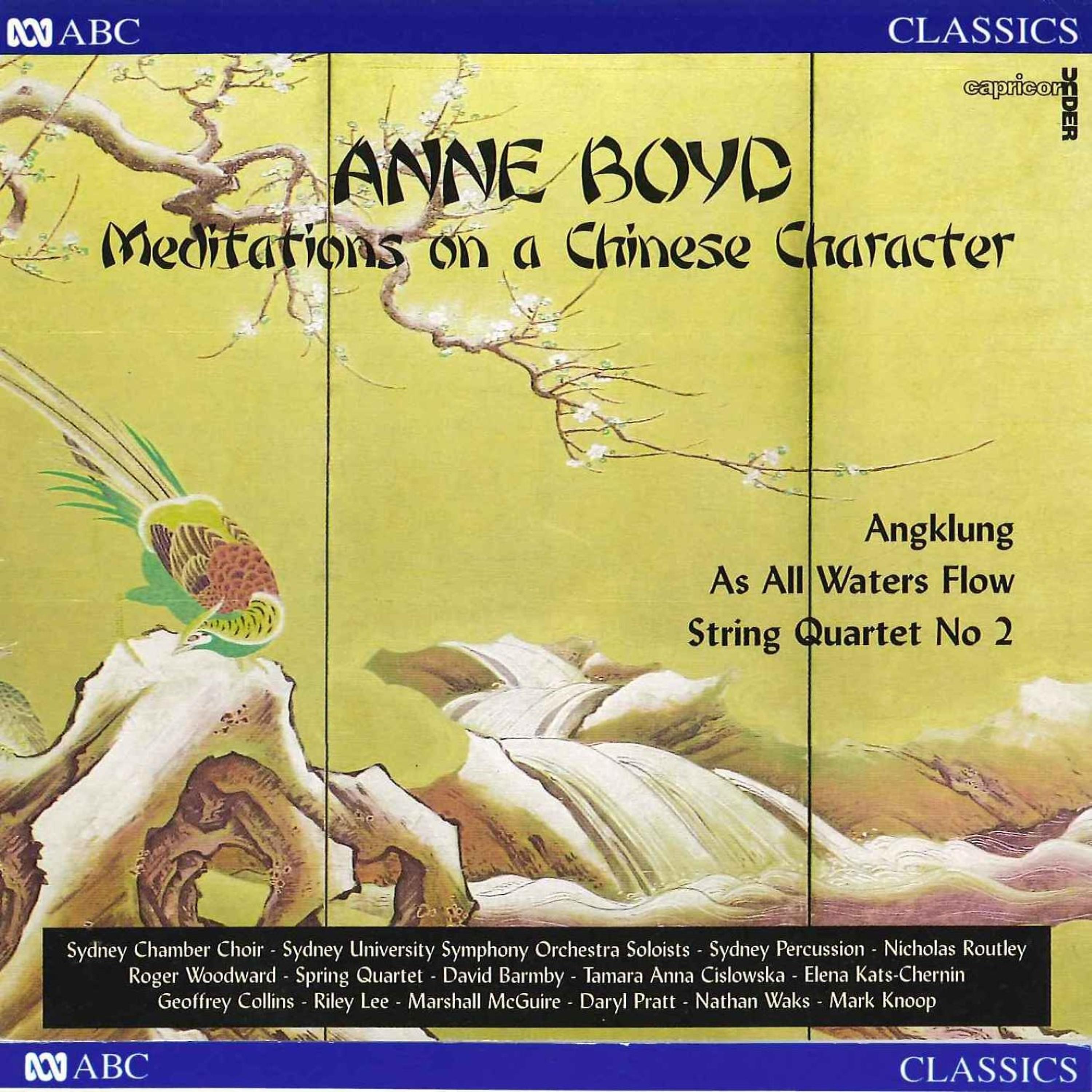 Постер альбома Anne Boyd: Meditations on a Chinese Character