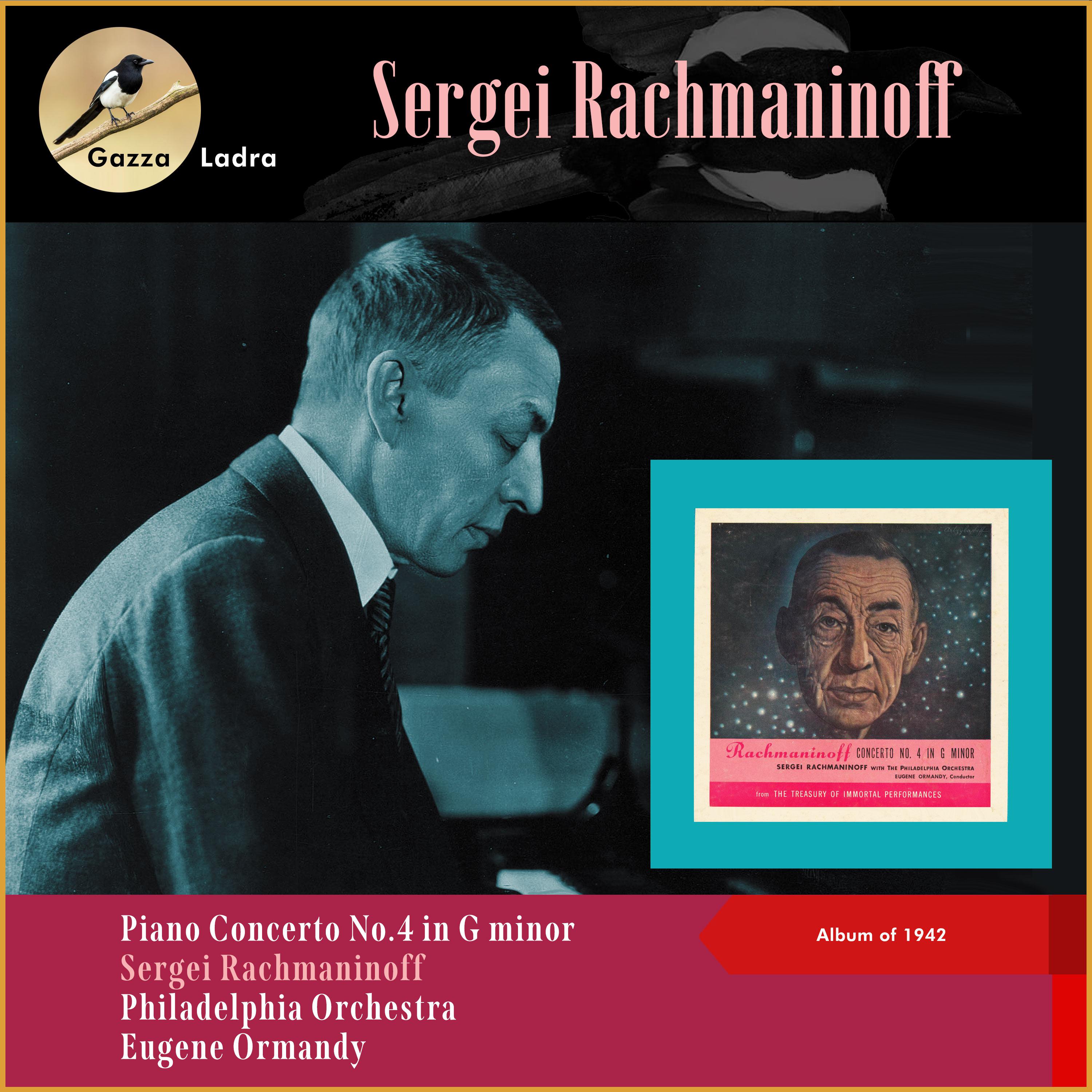 Постер альбома Sergei Rachmaninoff: Piano Concerto No.4 in G minor