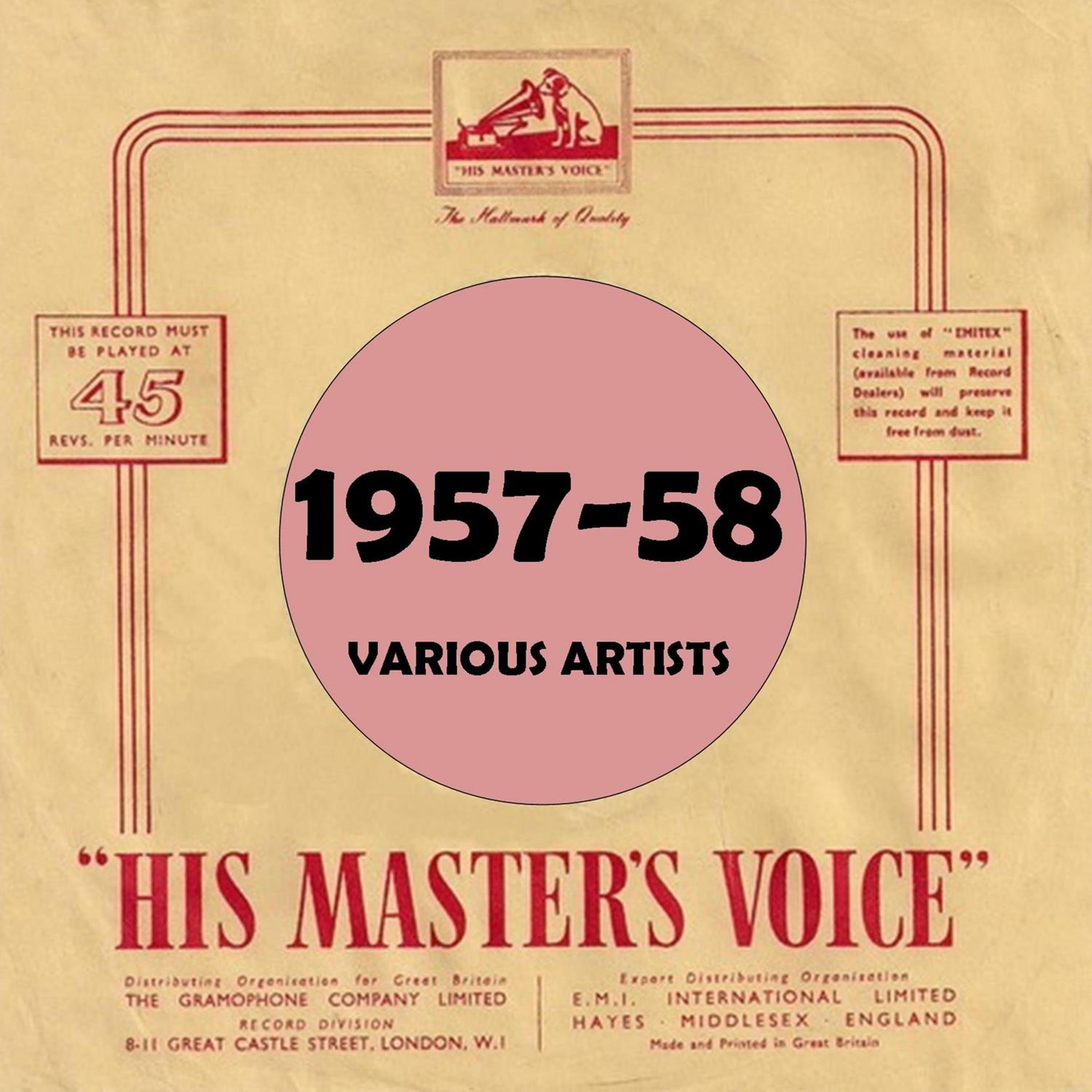 Постер альбома HMV 1957-58
