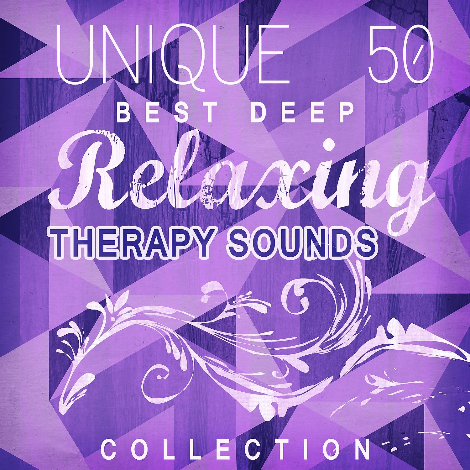 Постер альбома Unique 50 Best Deep Relaxing Therapy Sounds Collection: Spa Healing, Cure for Insomnia, Stress Relief, Calming Sleep, Balancing Effects, Asian Meditation, Yoga, Soul Harmony
