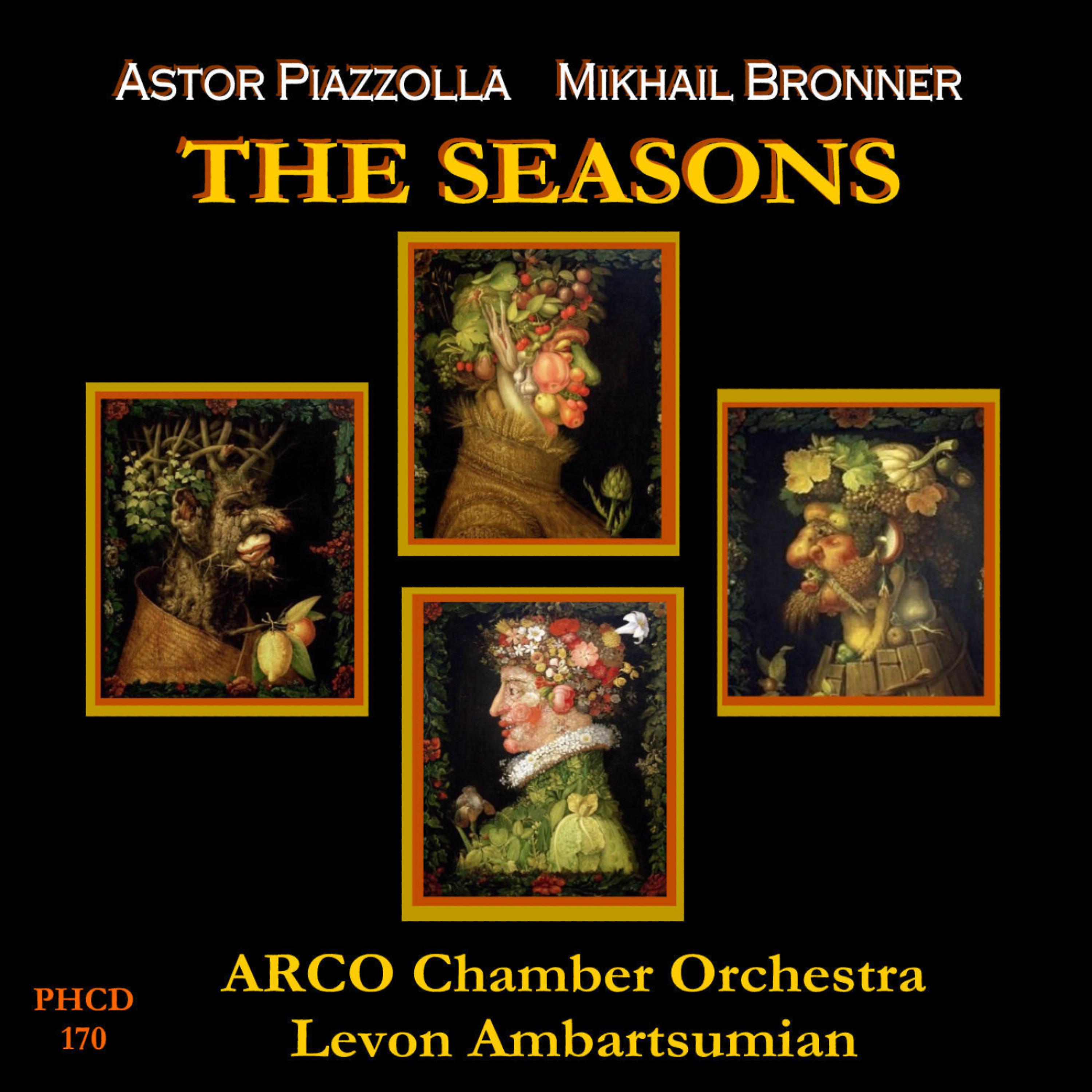 Постер альбома Piazzolla: The Four Seasons of Buenos Aires - Bronner: The Seasons