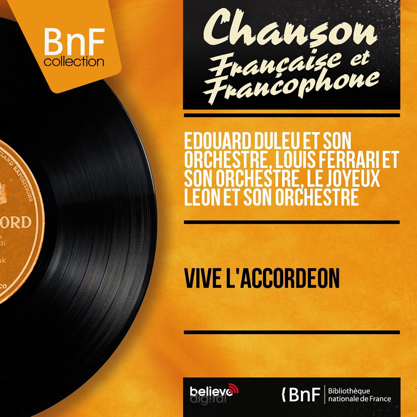 Постер альбома Vive l'accordéon (Stereo Version)