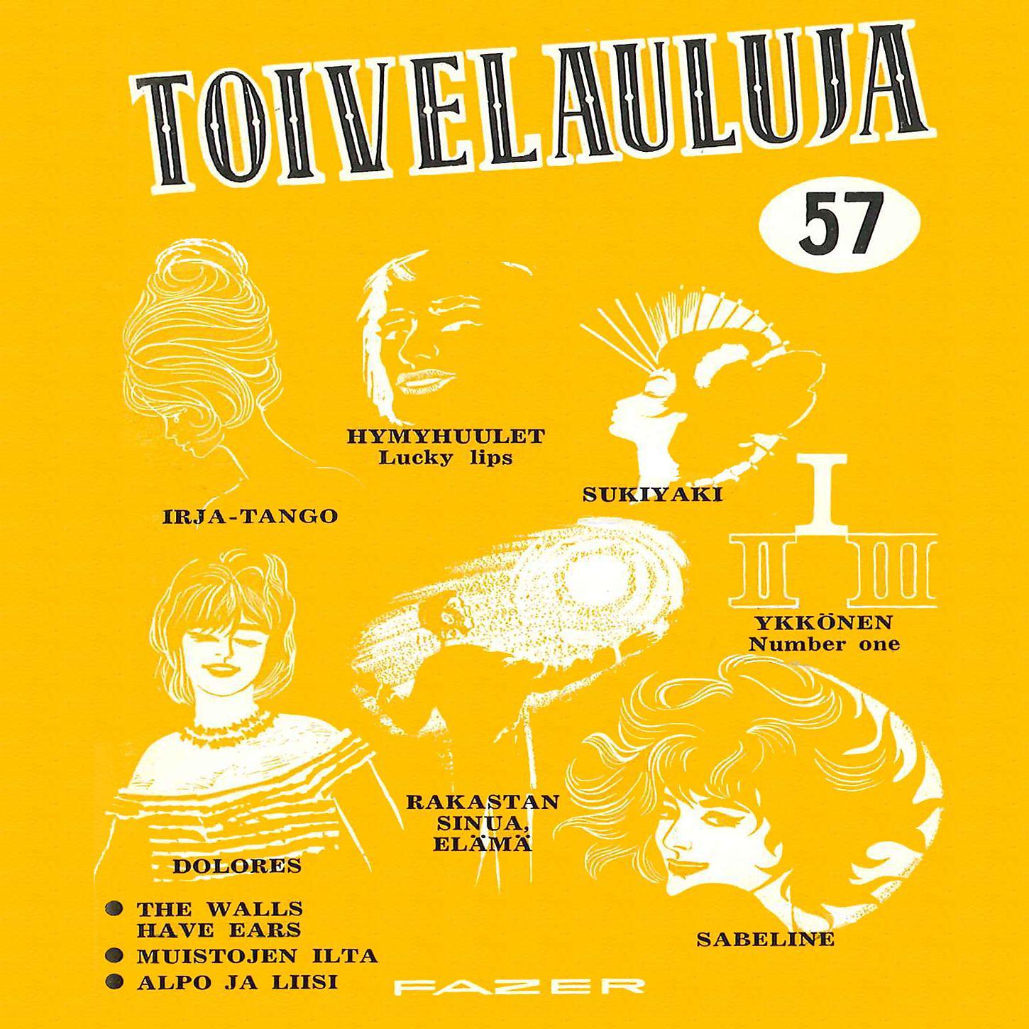 Постер альбома Toivelauluja 57 - 1963
