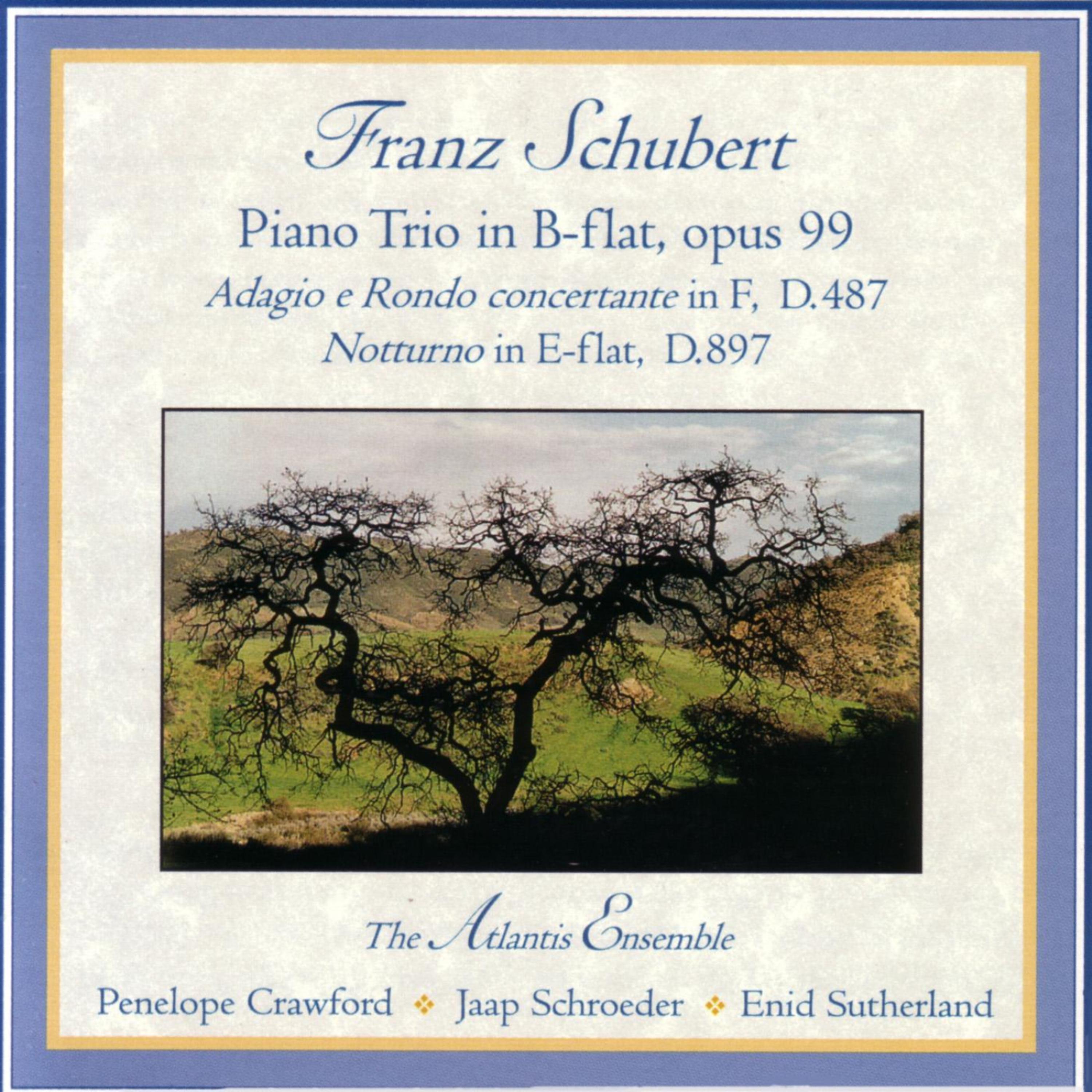 Постер альбома Schubert Piano Trio in B flat, Op.99