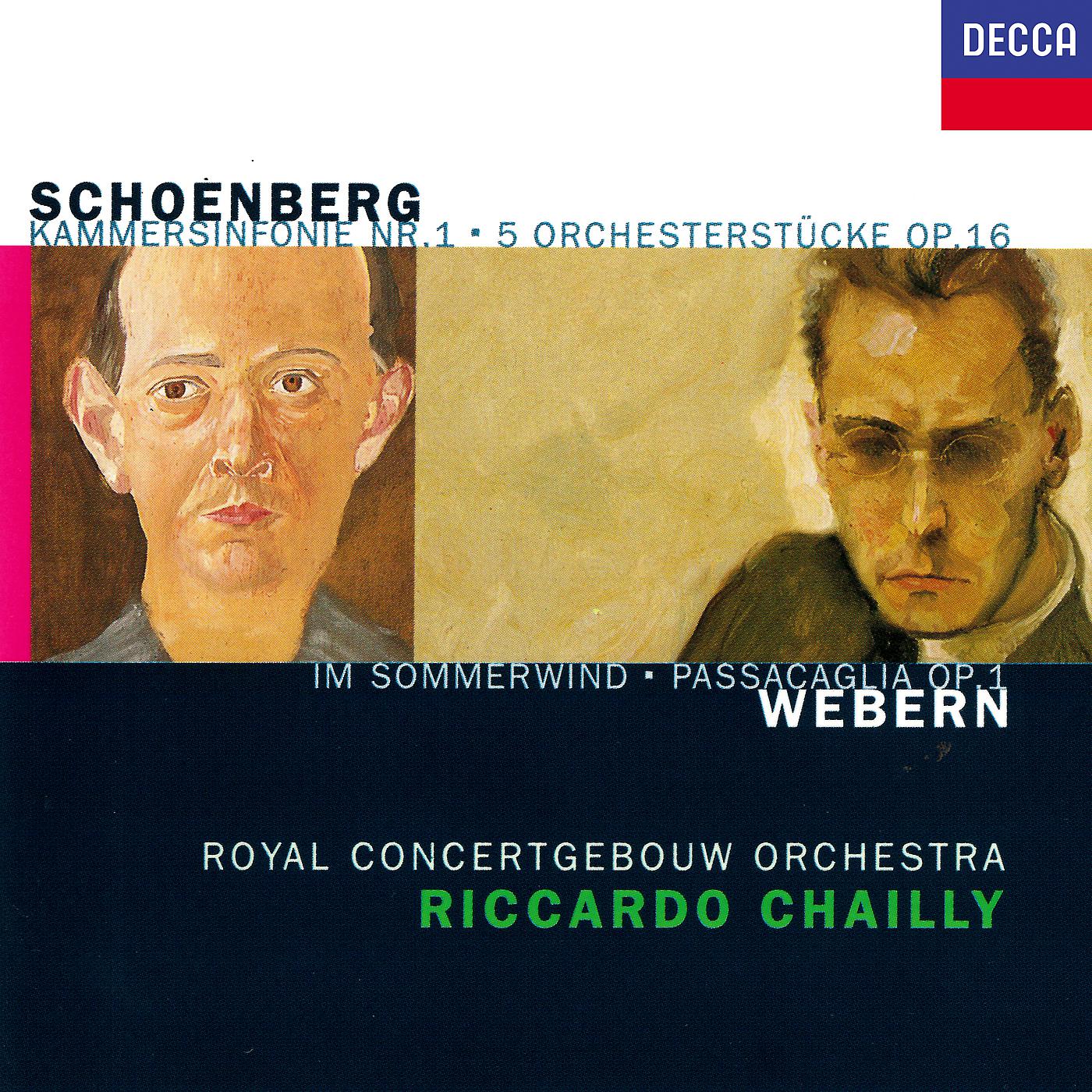 Постер альбома Schoenberg: 5 Orchestral Pieces; Chamber Symphony No. 1 / Webern: Im Sommerwind; Passacaglia