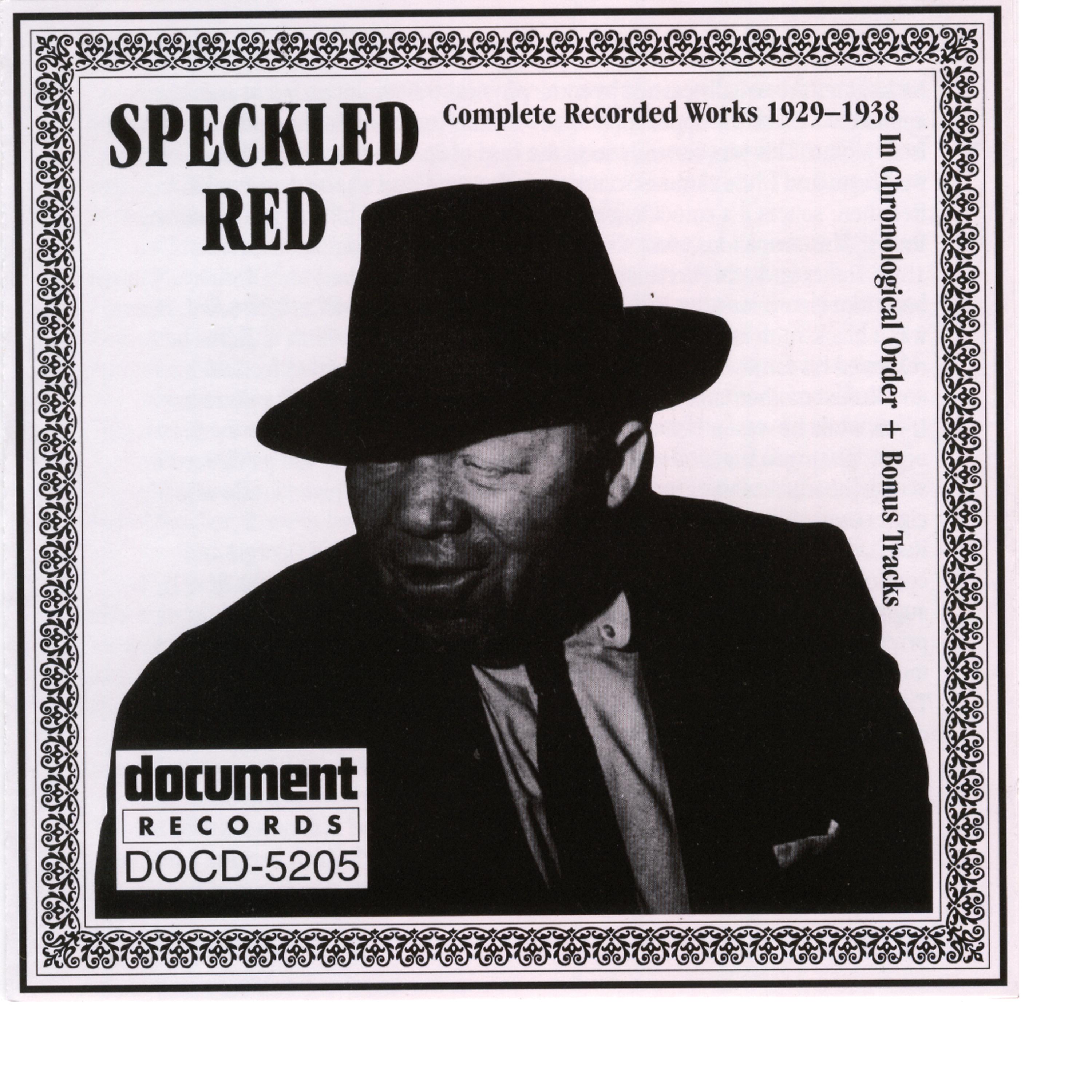 Постер альбома Speckled Red 1929-1938