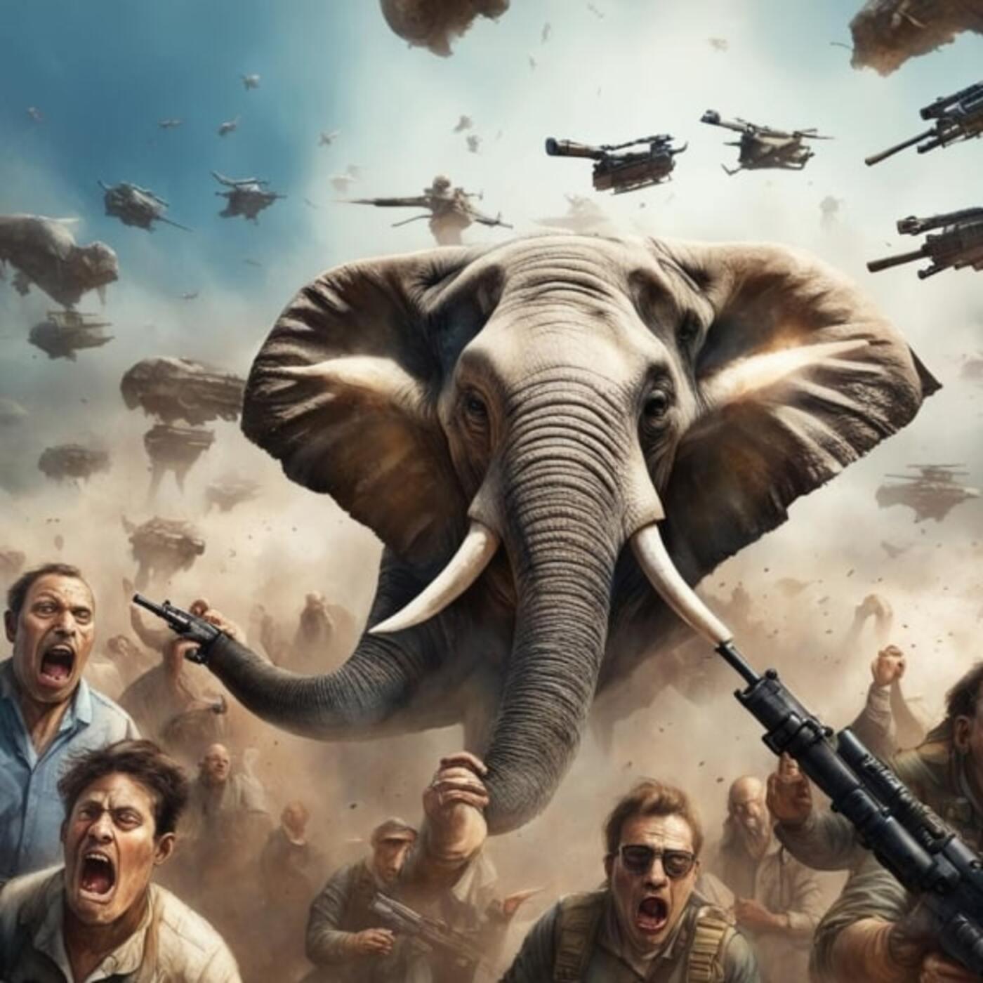 Постер альбома Elephants in Ww2