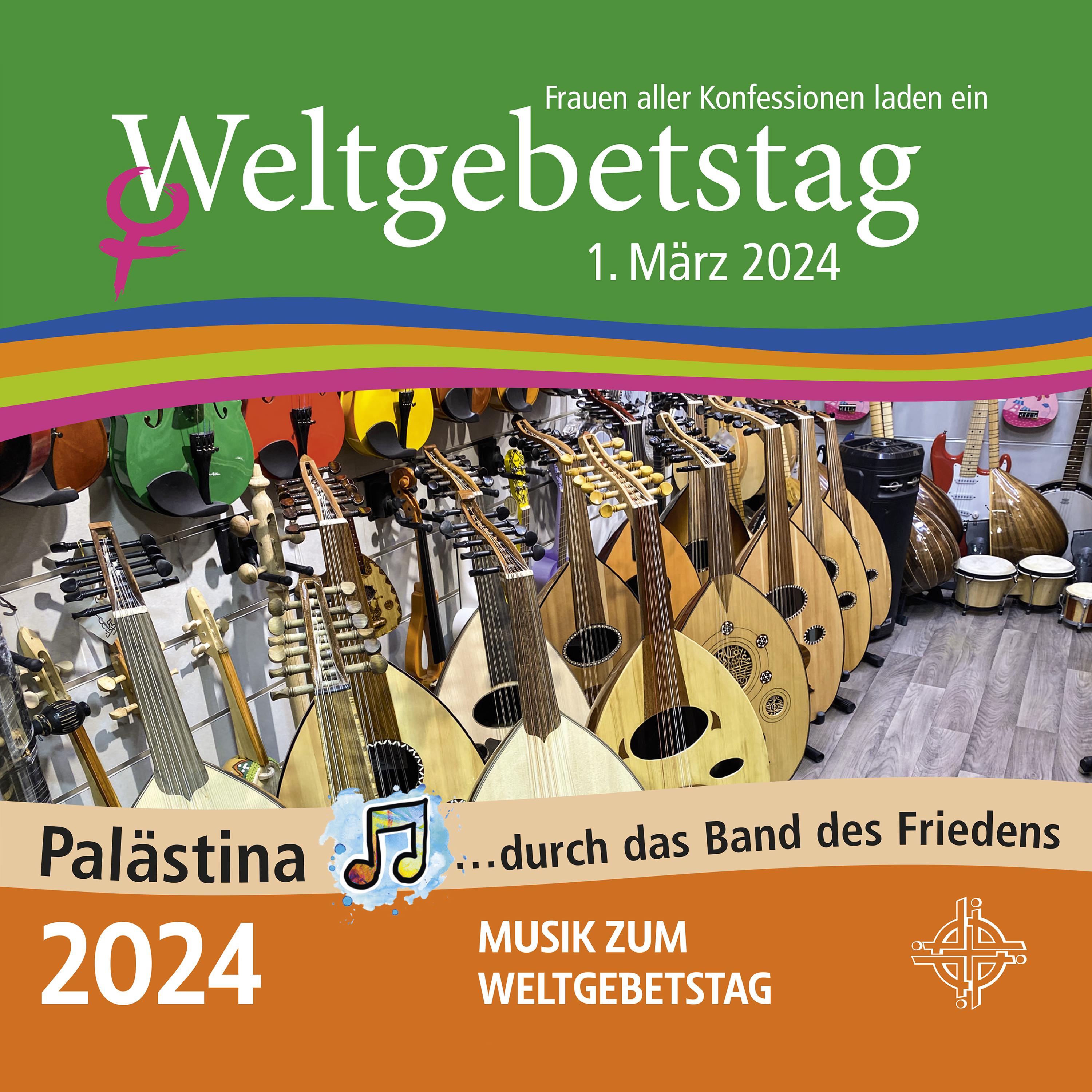 Постер альбома Weltgebetstag Palästina 2024...durch das Band des Friedens