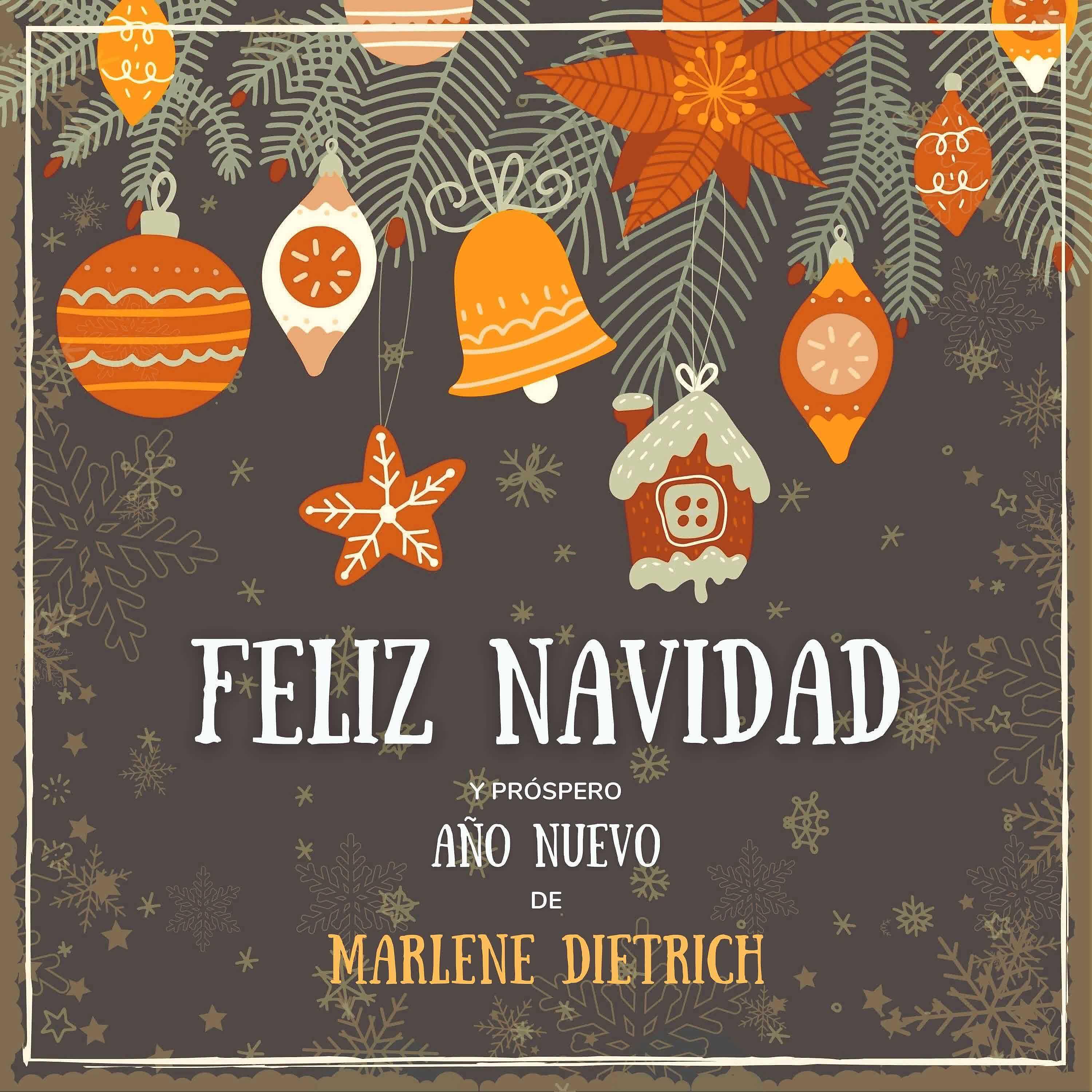 Постер альбома Feliz Navidad y próspero Año Nuevo de Marlene Dietrich