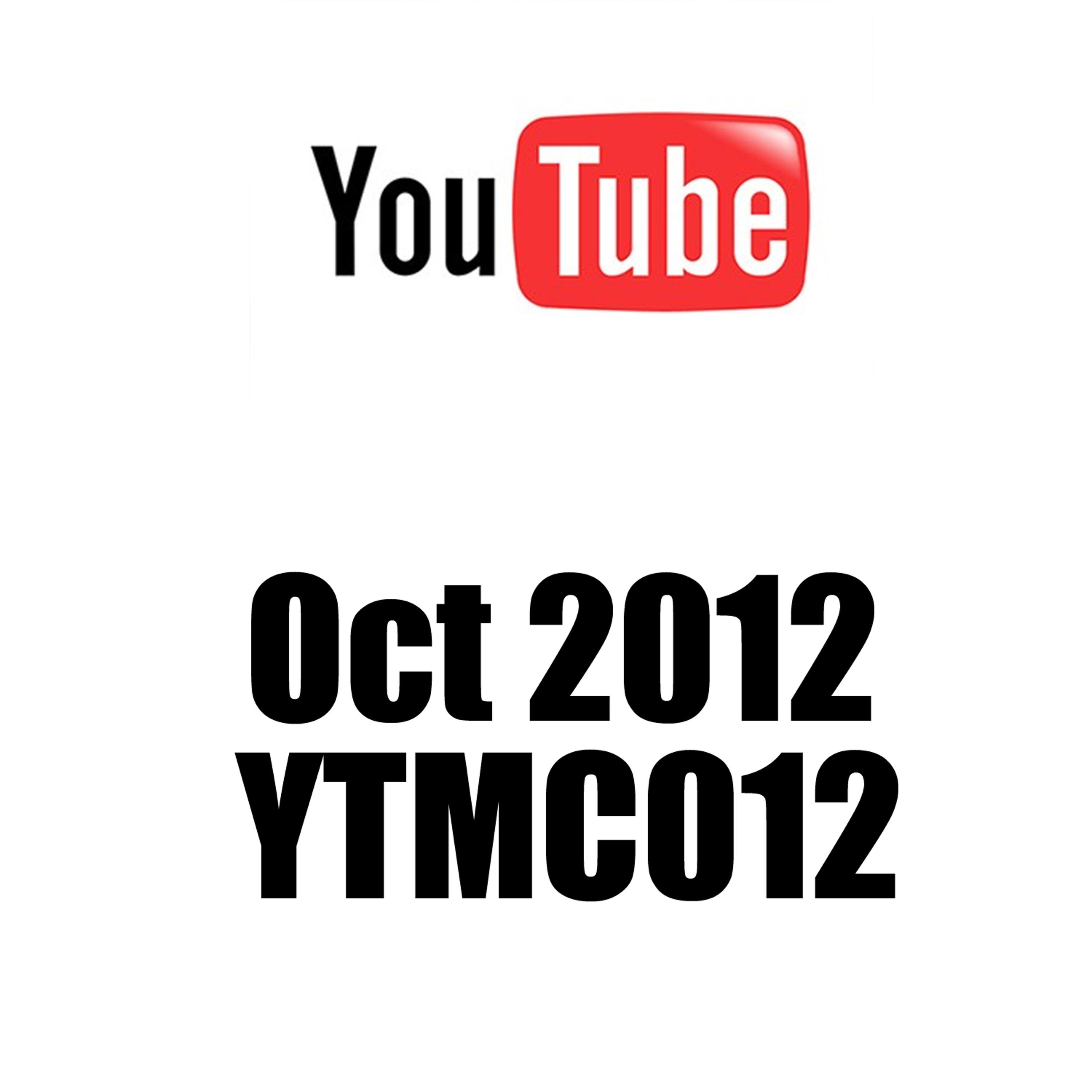 Постер альбома Youtube Music - One Media - Oct 2012 - Ytmc012