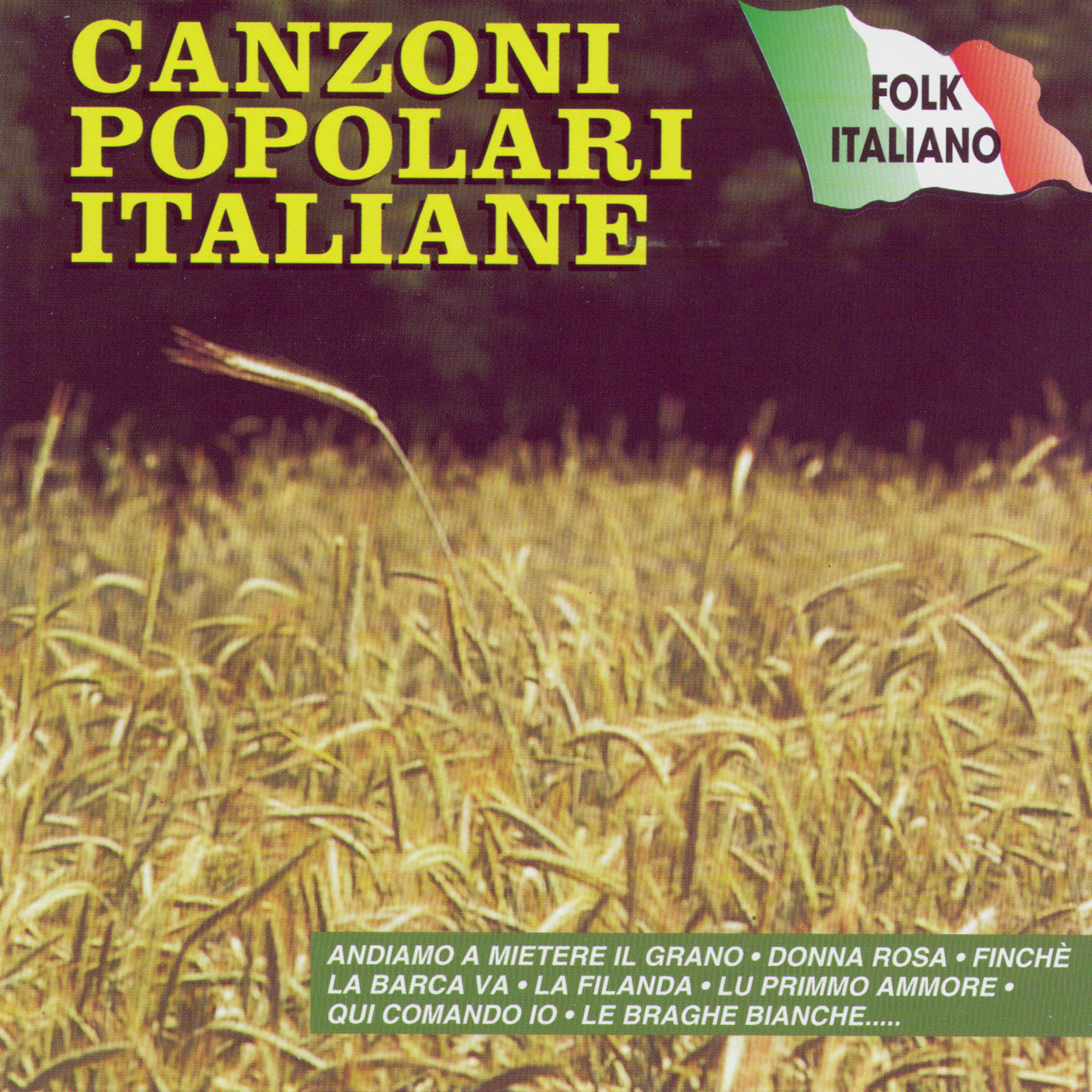 Постер альбома Canzoni Popolari Italiane