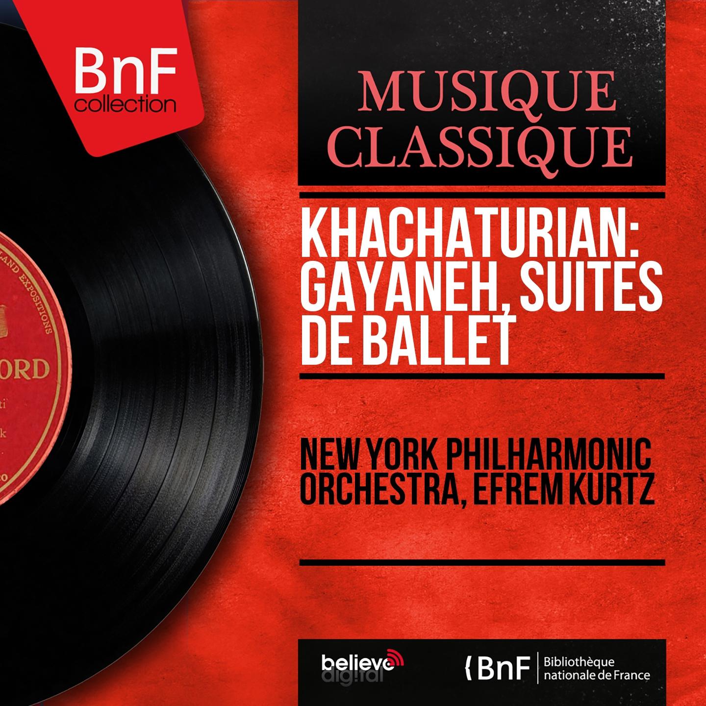 Постер альбома Khachaturian: Gayaneh, suites de ballet (Mono Version)